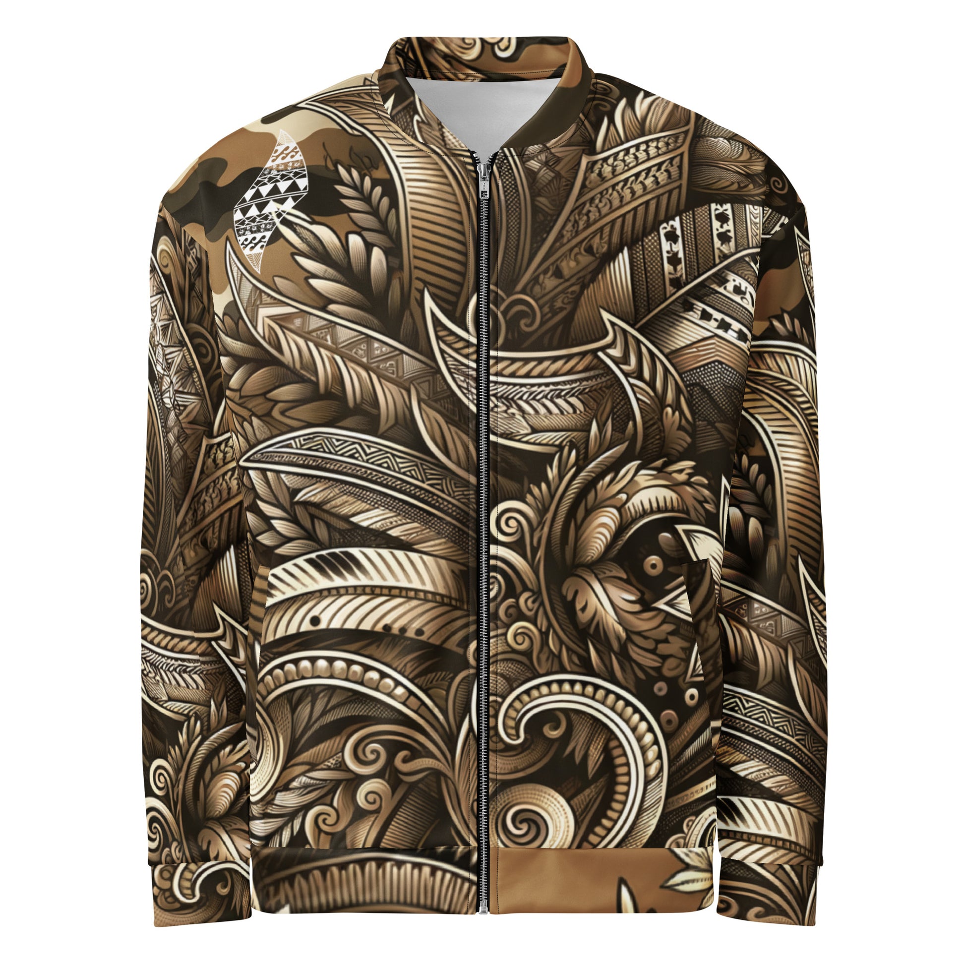 Koa Camo Bomber Jacket Bomber Jacket Pa'akai & Kukui