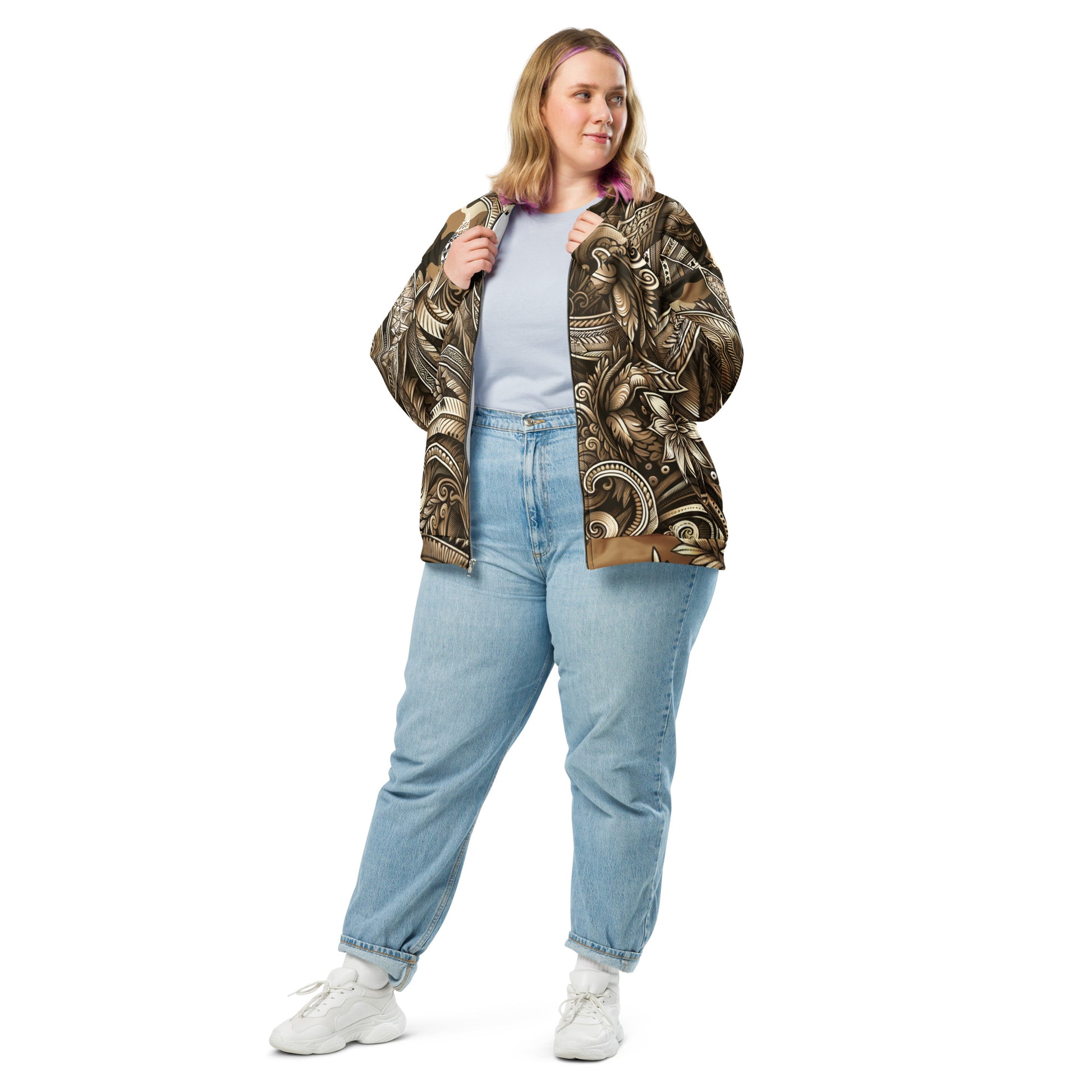 Koa Camo Bomber Jacket Bomber Jacket Pa'akai & Kukui