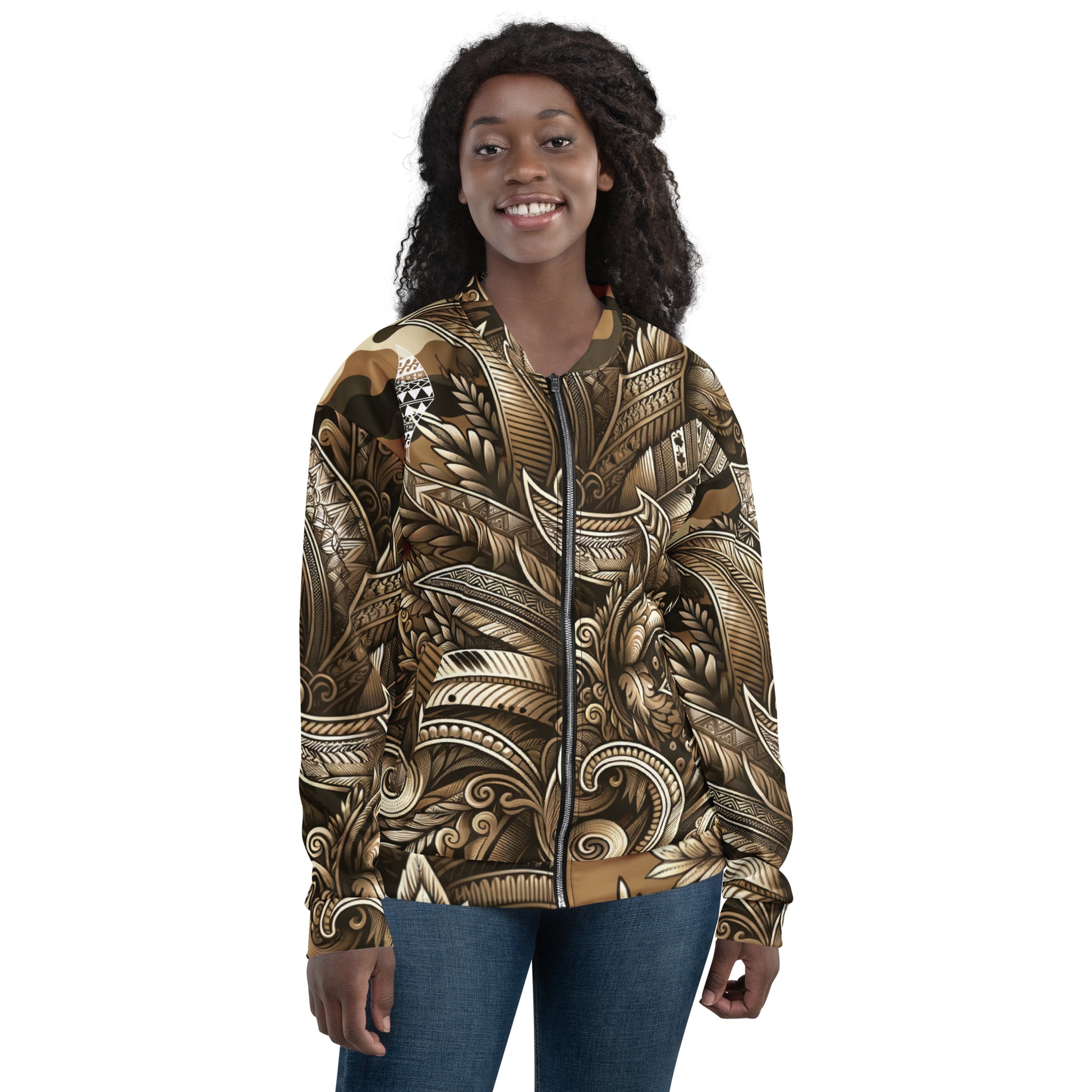 Koa Camo Bomber Jacket Bomber Jacket Pa'akai & Kukui