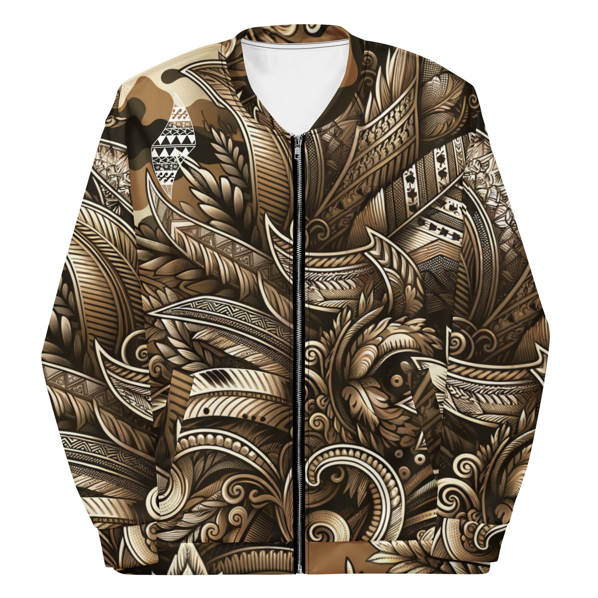 Koa Camo Bomber Jacket Bomber Jacket Pa'akai & Kukui