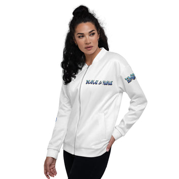 Hula Girl Vibes Bomber Jacket