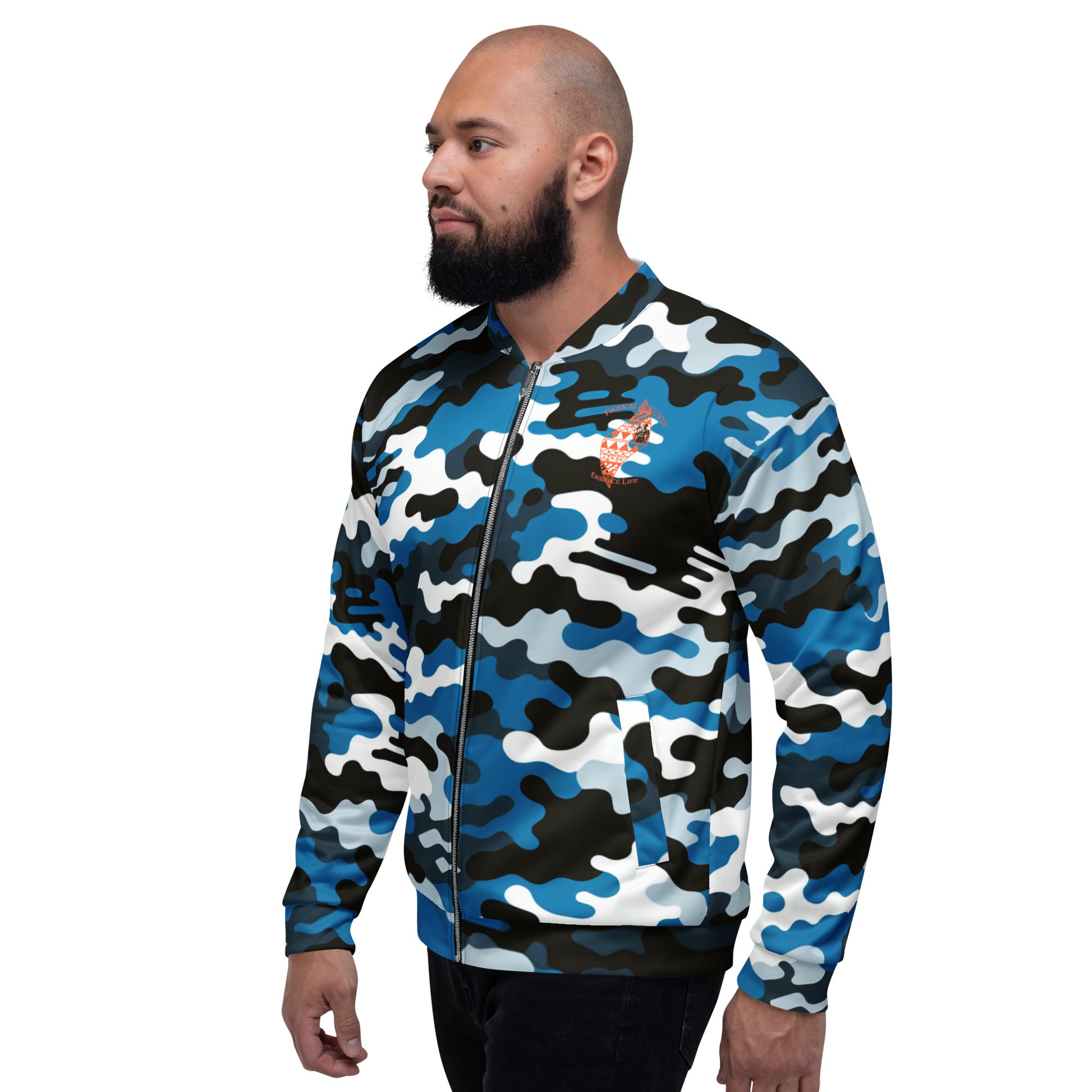 Koa Camo Bomber Jacket Bomber Jacket Pa'akai & Kukui
