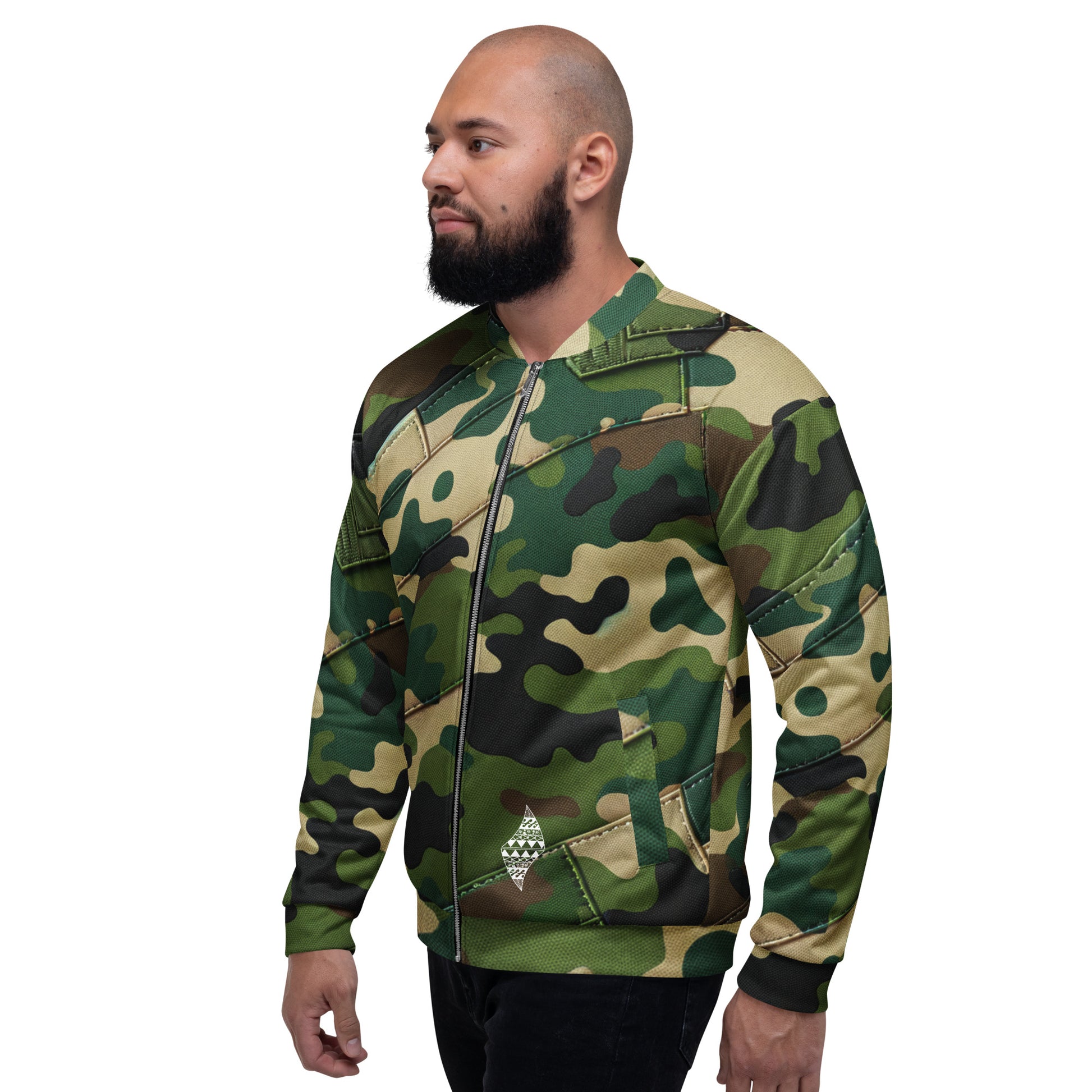 Koa Camo Bomber Jacket Bomber Jacket Pa'akai & Kukui