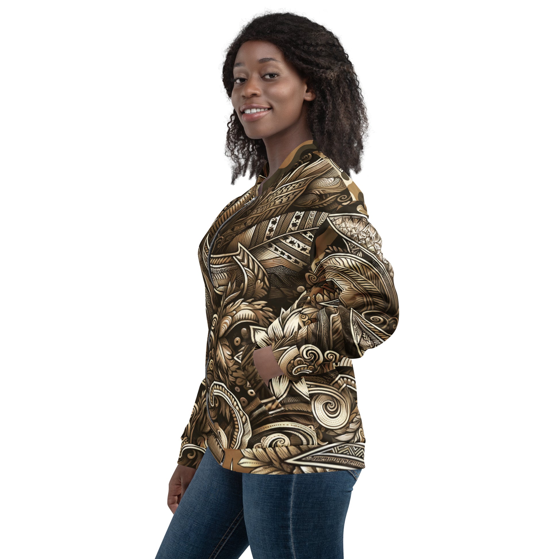 Koa Camo Bomber Jacket Bomber Jacket Pa'akai & Kukui
