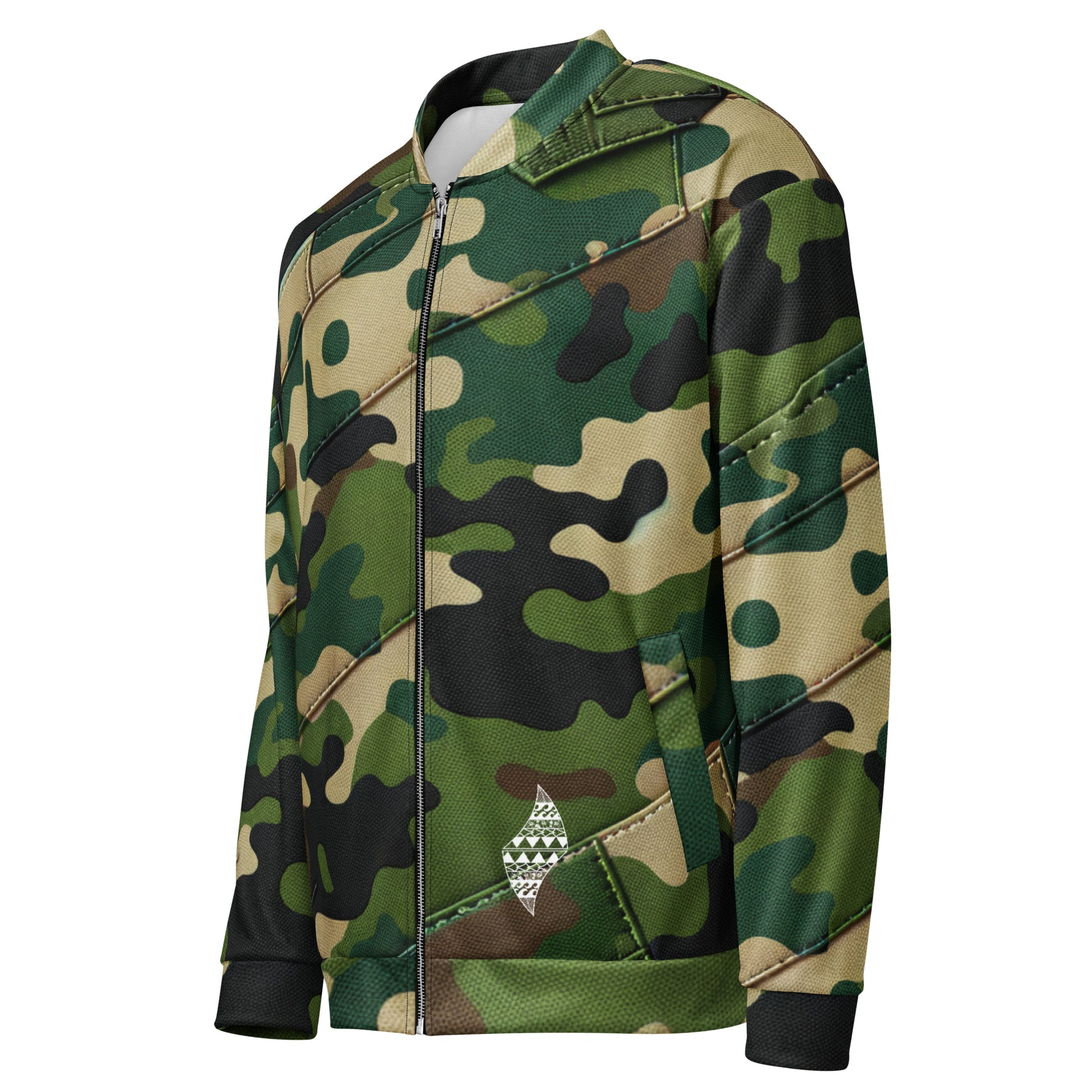 Koa Camo Bomber Jacket Bomber Jacket Pa'akai & Kukui