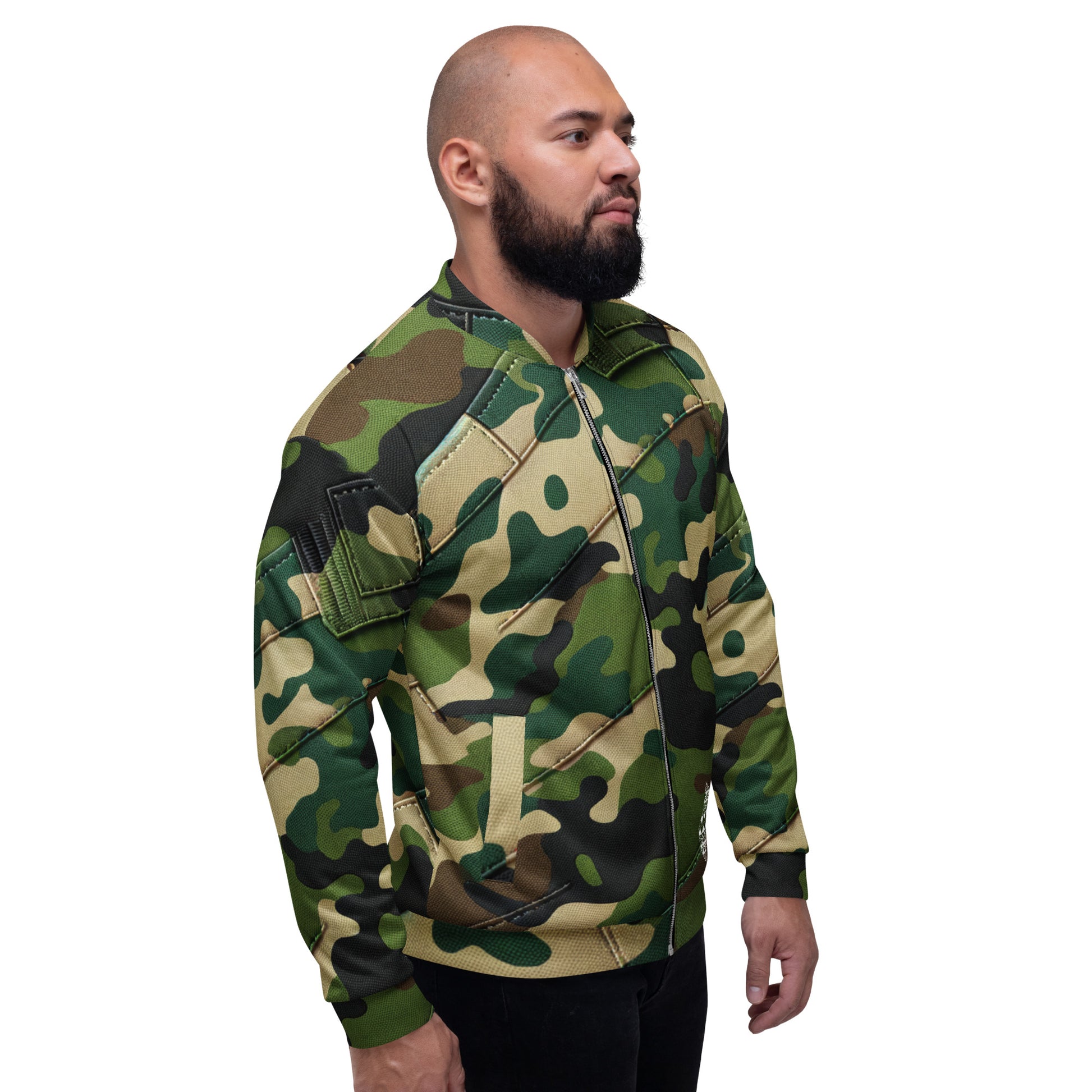 Koa Camo Bomber Jacket Bomber Jacket Pa'akai & Kukui