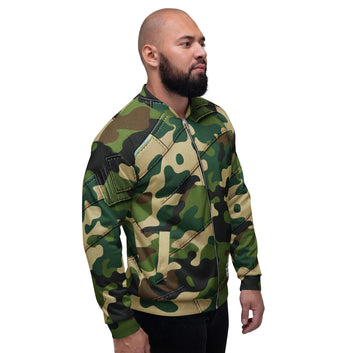 Koa Camo Bomber Jacket Bomber Jacket Pa'akai & Kukui