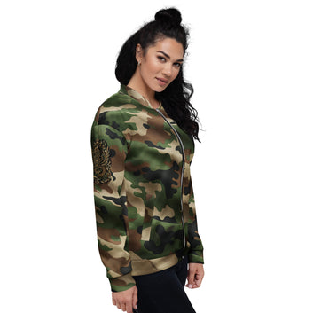 Koa Camo Bomber Jacket Bomber Jacket Pa'akai & Kukui