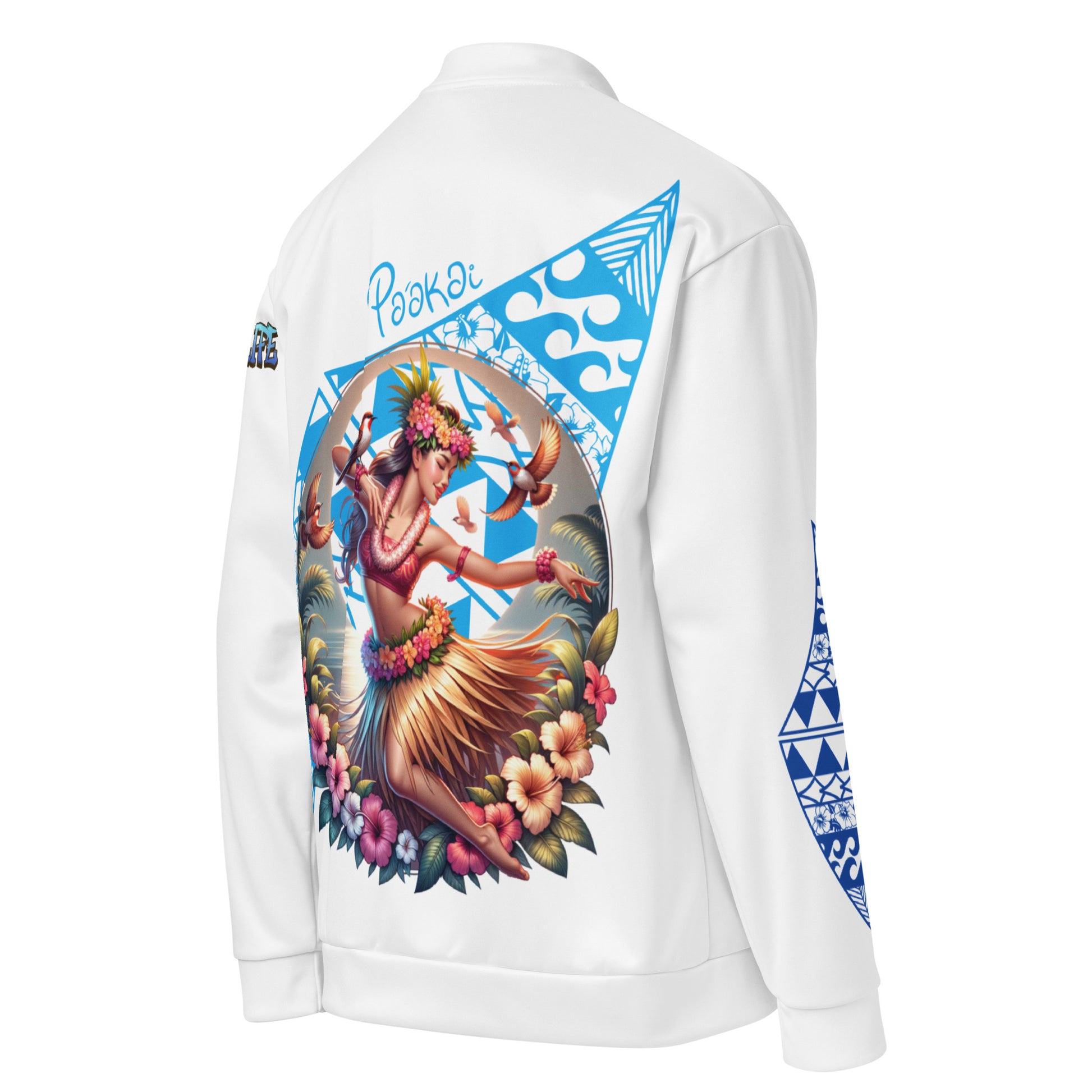 Hula Girl Vibes Bomber Jacket Bomber Jacket Pa'akai & Kukui