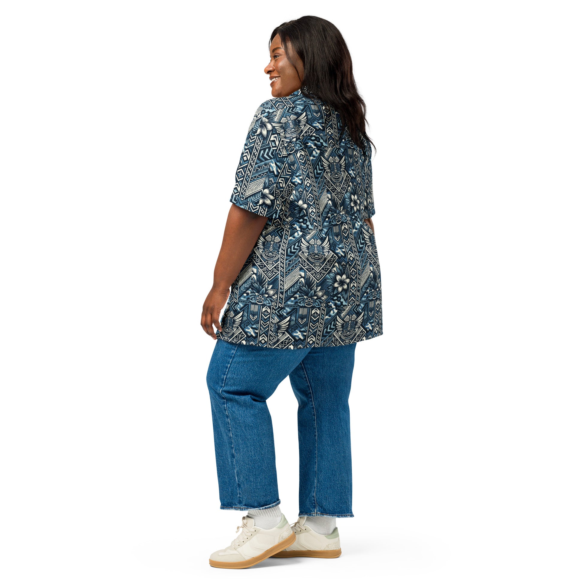 Koa Camo button up shirt Button Up Polo Pa'akai & Kukui