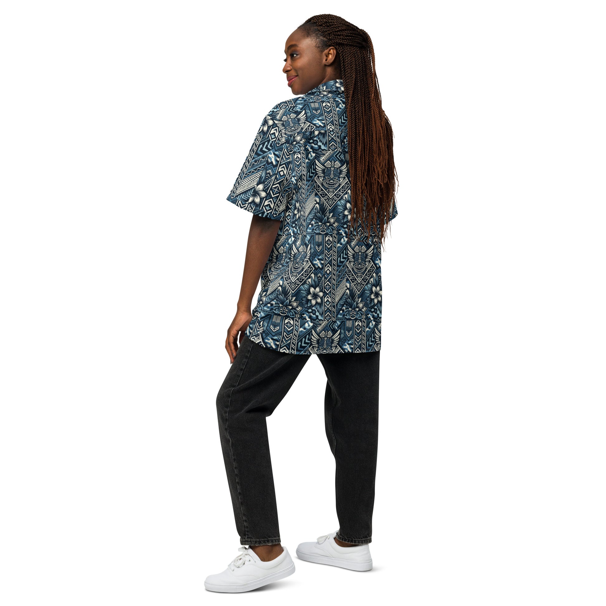 Koa Camo button up shirt Button Up Polo Pa'akai & Kukui