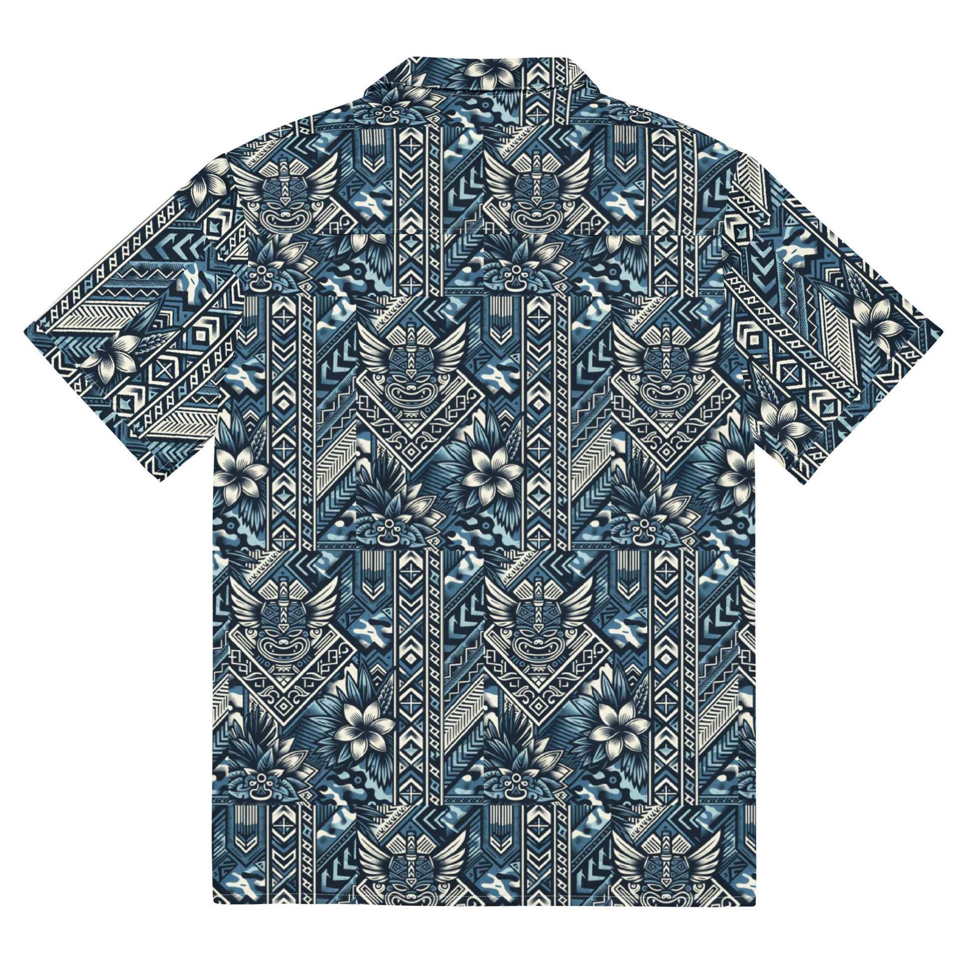 Koa Camo button up shirt Button Up Polo Pa'akai & Kukui