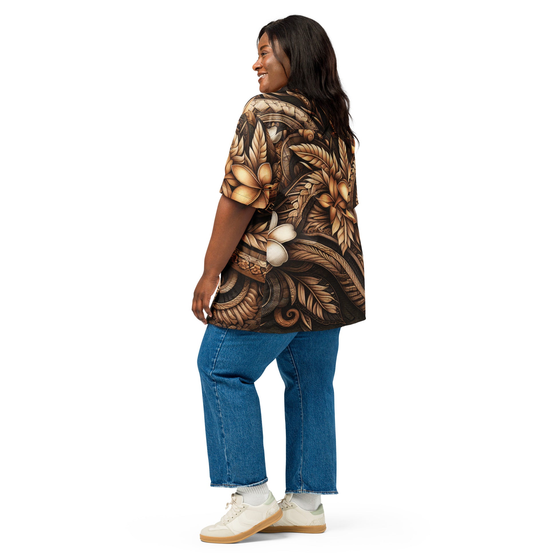 Kūpa'a button up shirt Button Up Polo Pa'akai & Kukui
