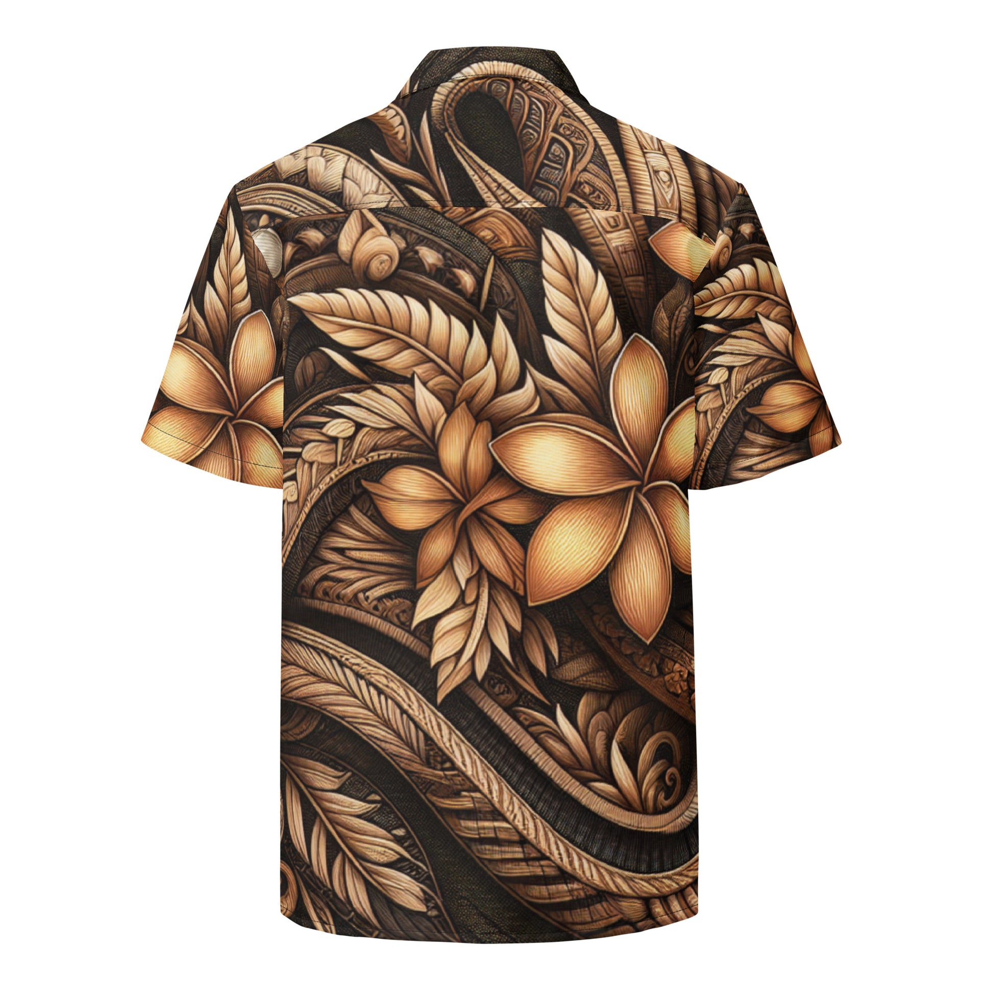 Kūpa'a button up shirt Button Up Polo Pa'akai & Kukui