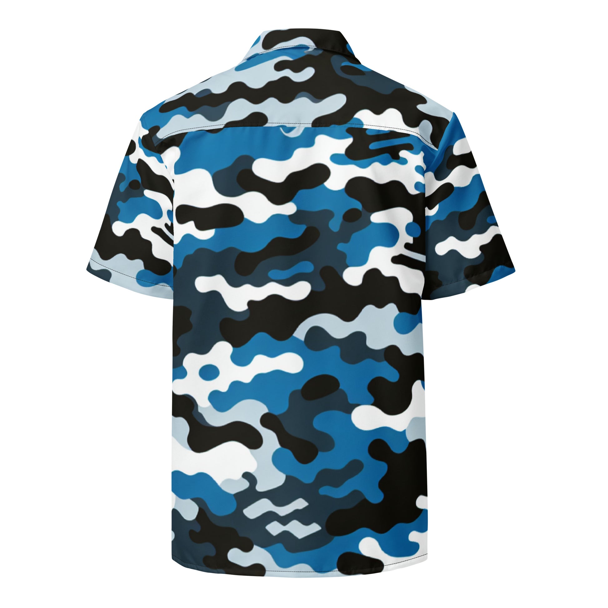 Nā kāne koa - button up shirt Button Up Polo Pa'akai & Kukui