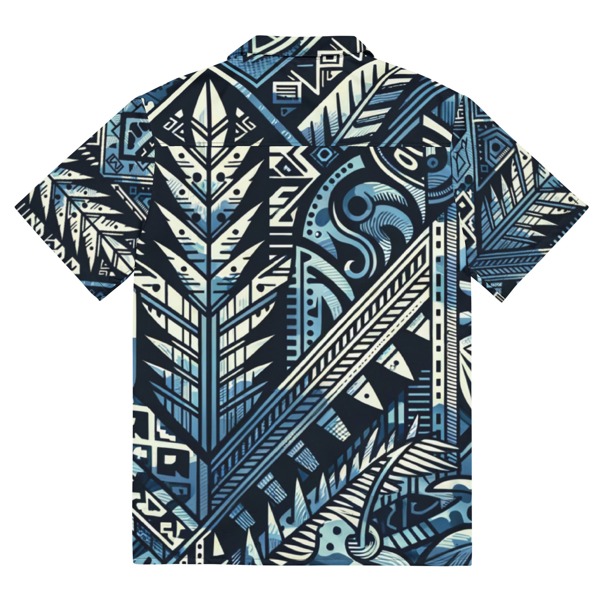 Nā kāne koa button up shirt Button Up Polo Pa'akai & Kukui