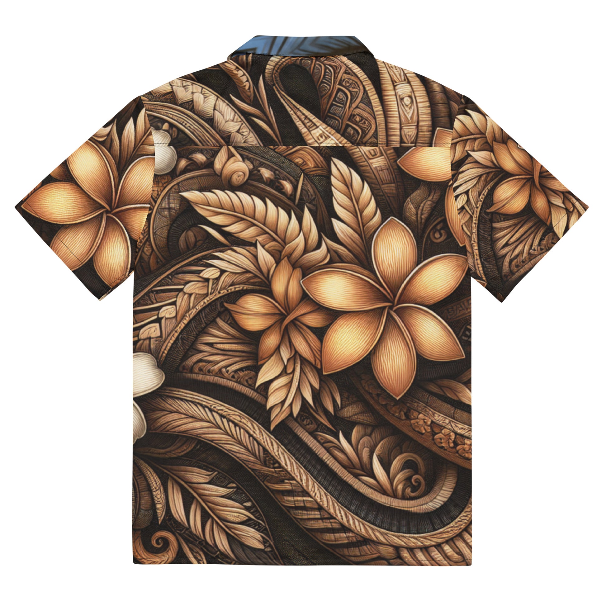 Ka pale o nā koa button up shirt Button Up Polo Pa'akai & Kukui