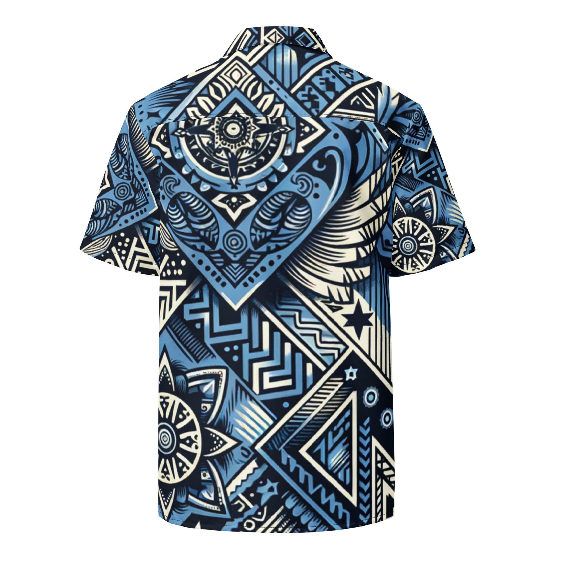 Nā Kāne Koa button up shirt Button Up Polo Pa'akai & Kukui