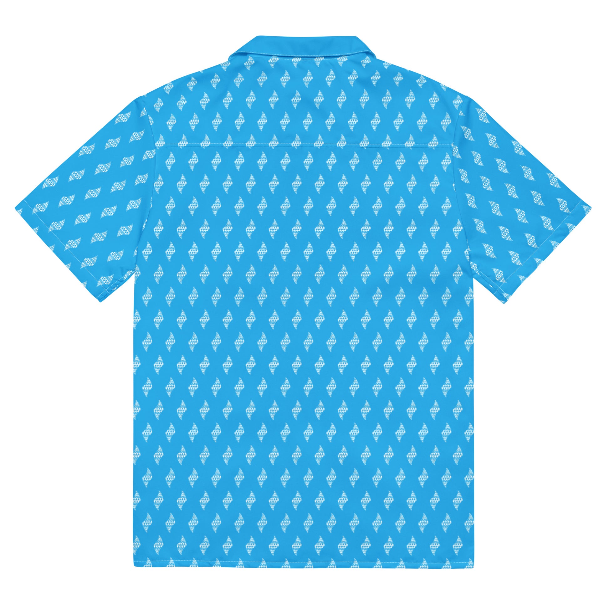 Kānāwai Uliuli button up shirt Button Up Polo Pa'akai & Kukui