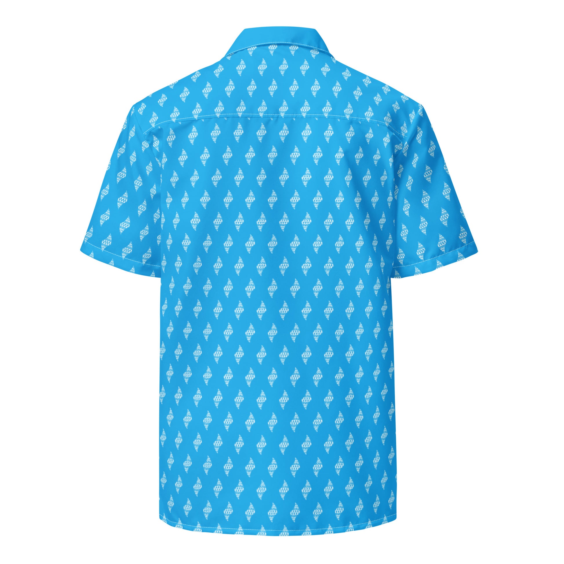 Kānāwai Uliuli button up shirt Button Up Polo Pa'akai & Kukui