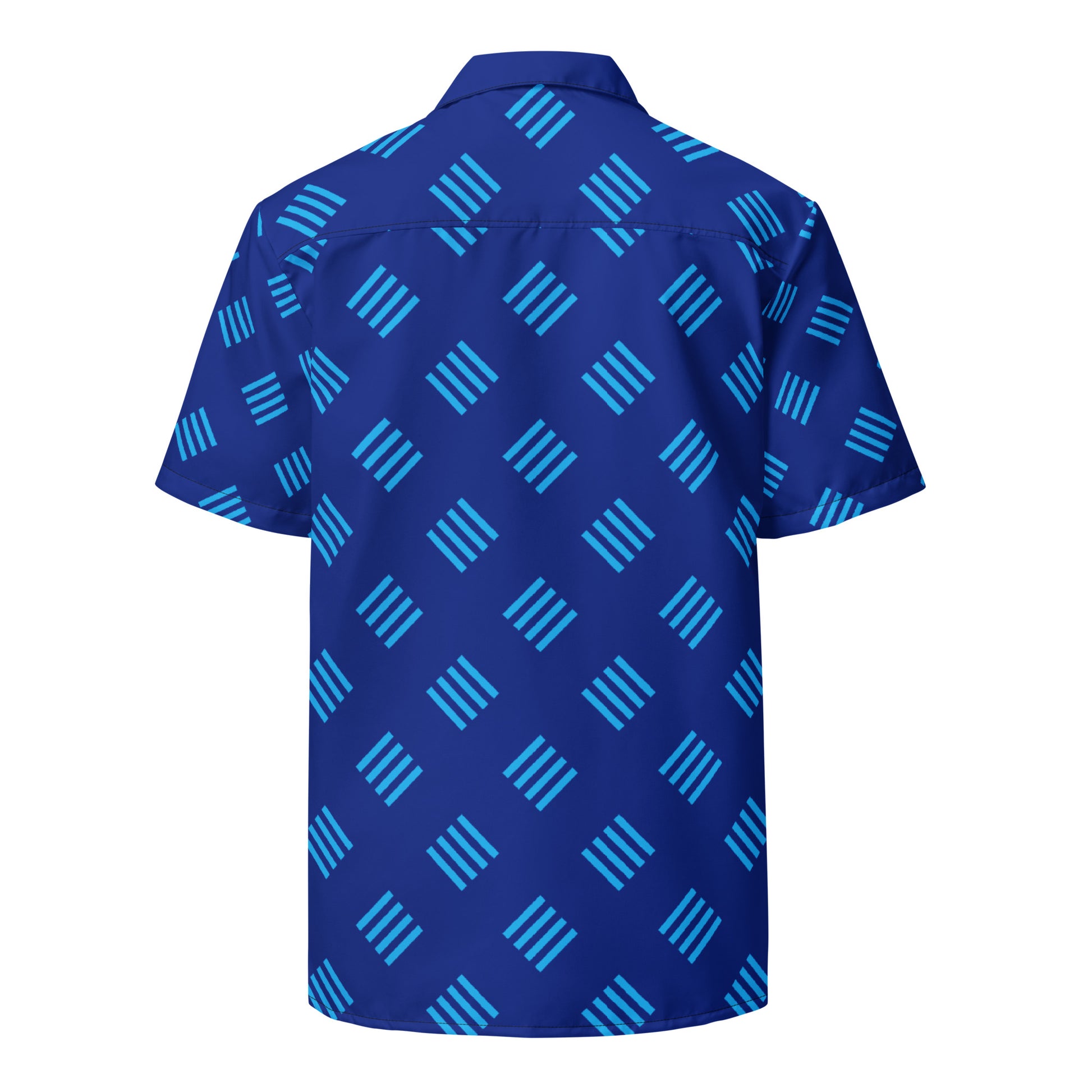 Nā Kaha Uliuli - button up shirt Button Up Polo Pa'akai & Kukui