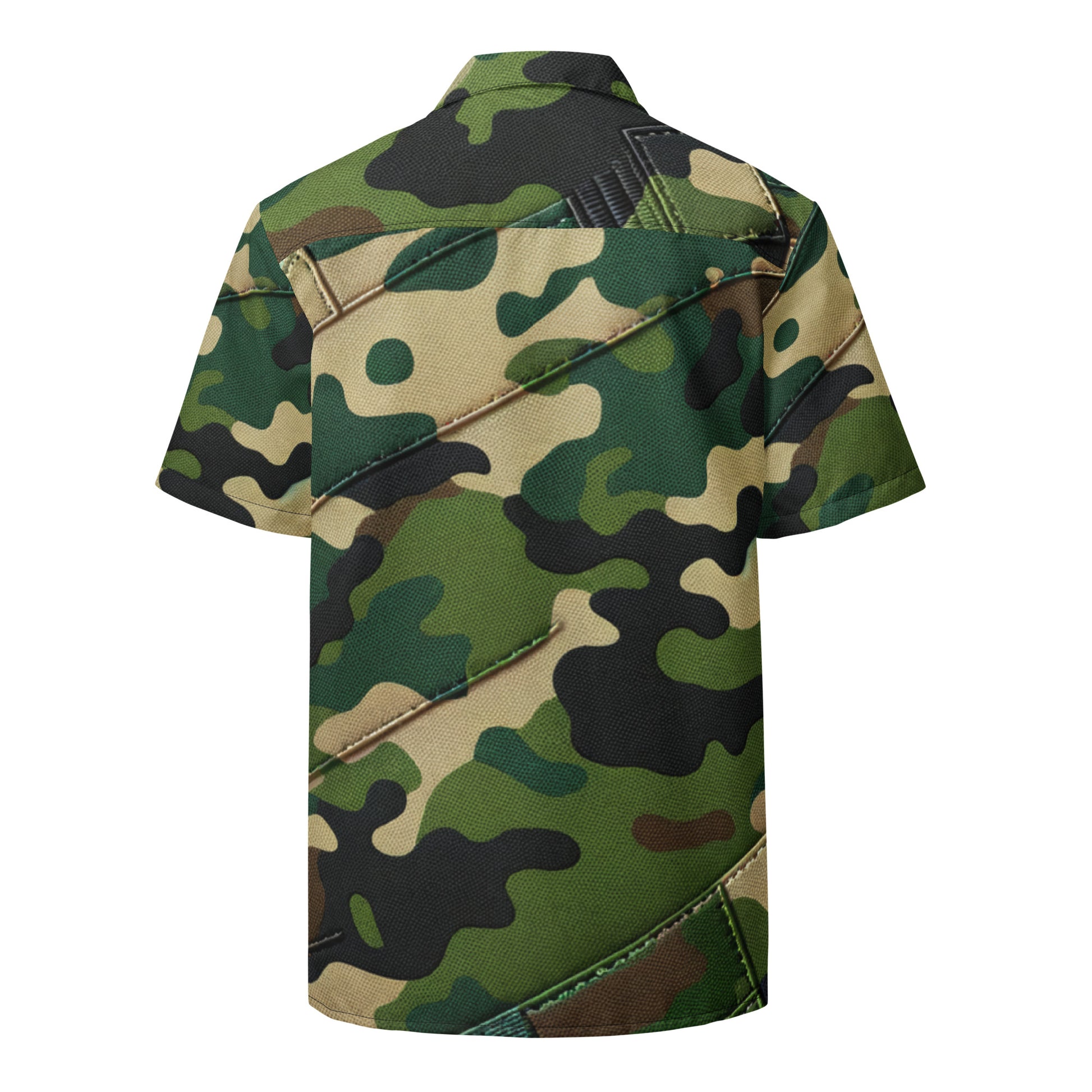 Koa Camo button up shirt Button Up Polo Pa'akai & Kukui