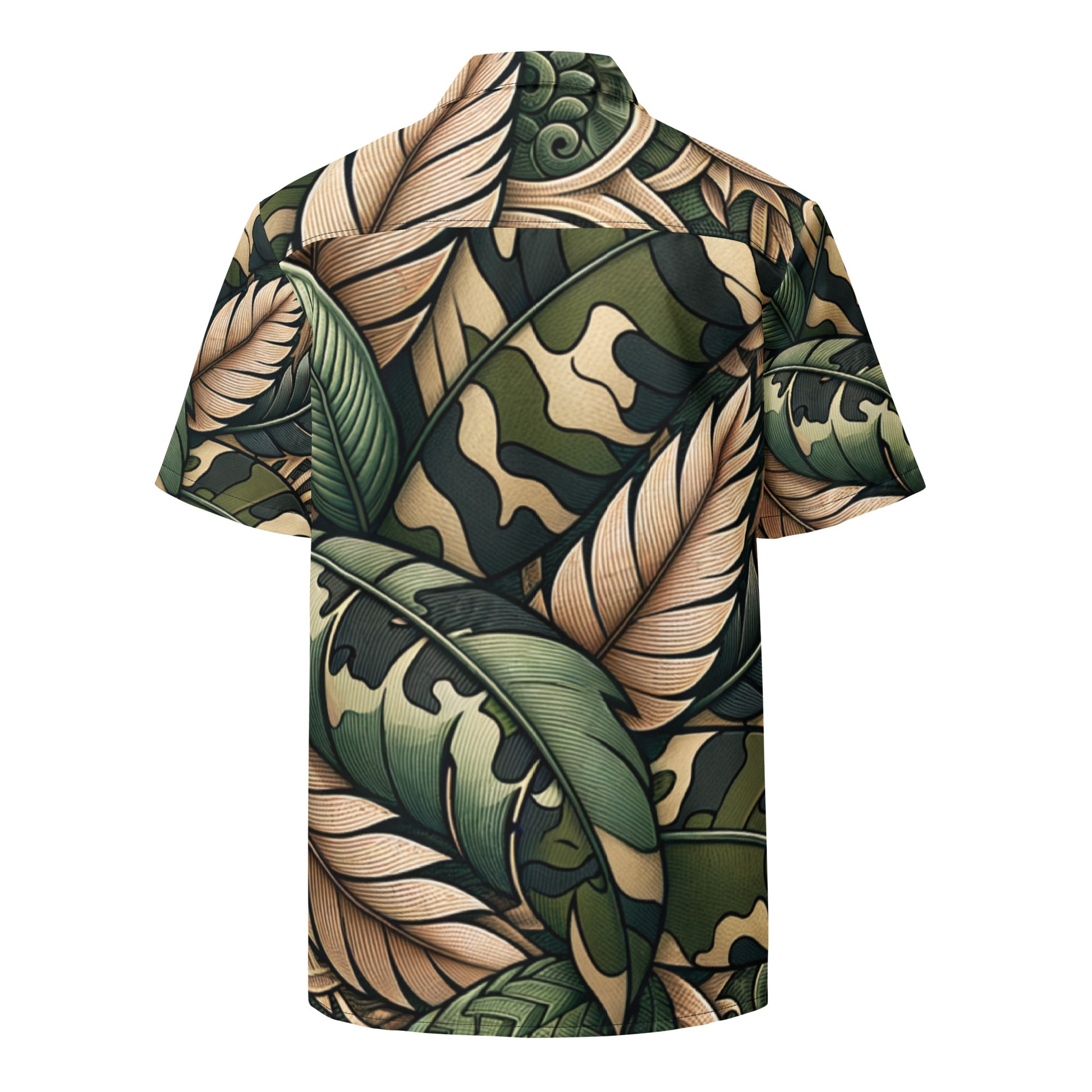 Palai Koa Button Up Shirt Button Up Polo Pa'akai & Kukui