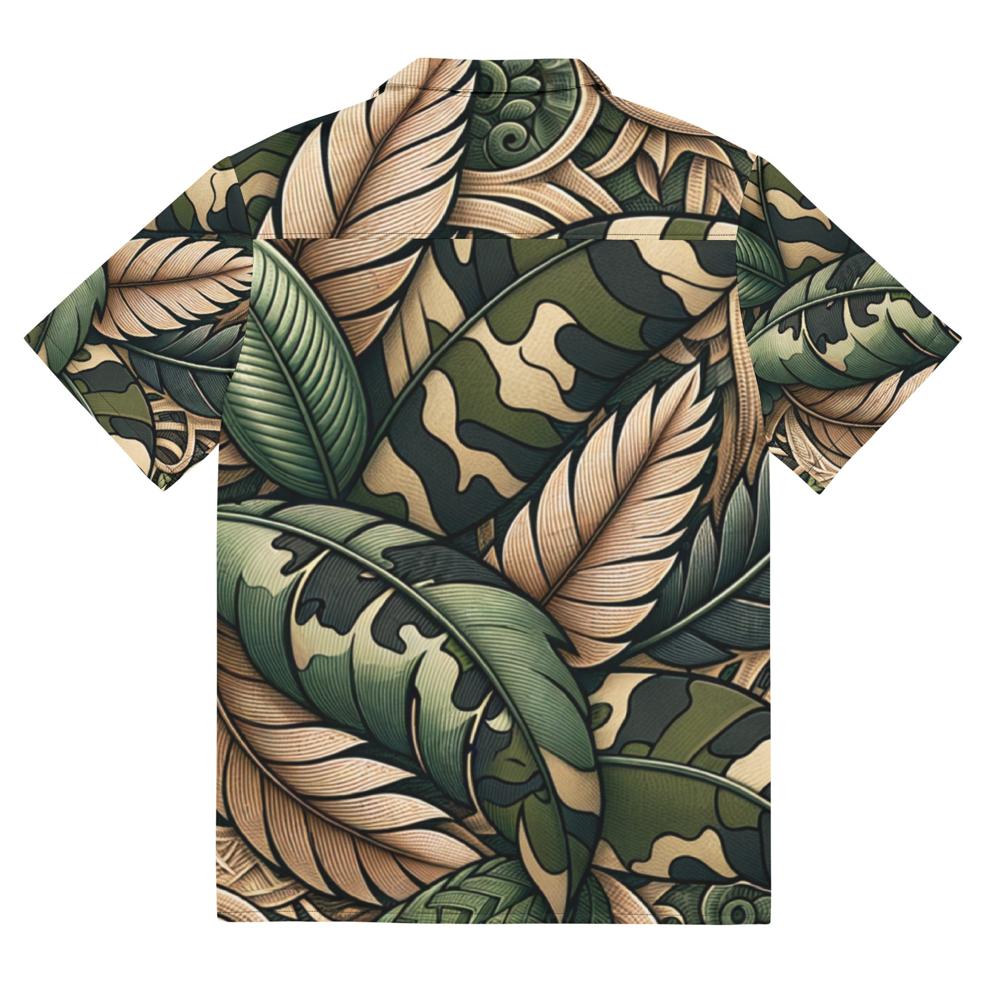 Palai Koa Button Up Shirt Button Up Polo Pa'akai & Kukui