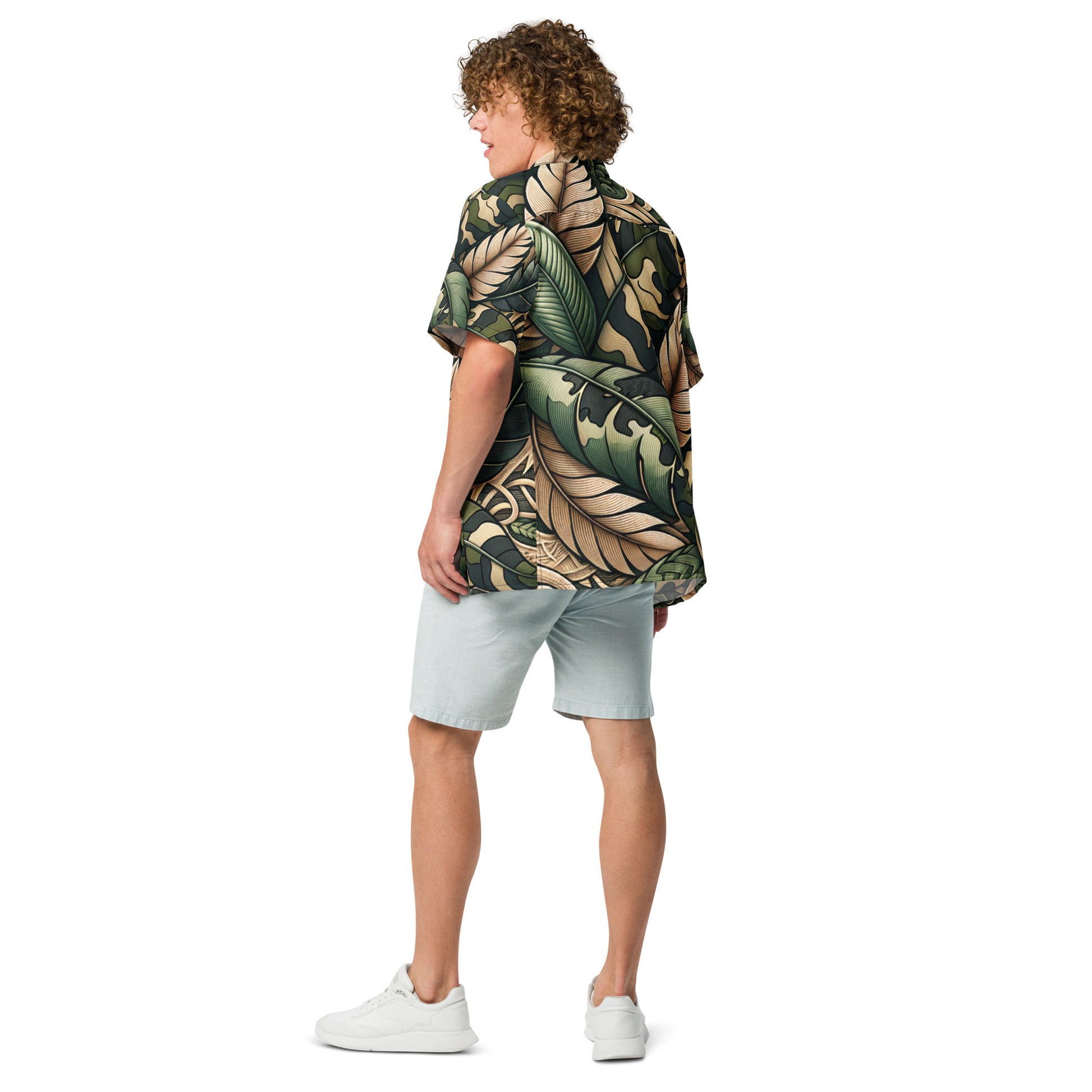 Palai Koa Button Up Shirt Button Up Polo Pa'akai & Kukui