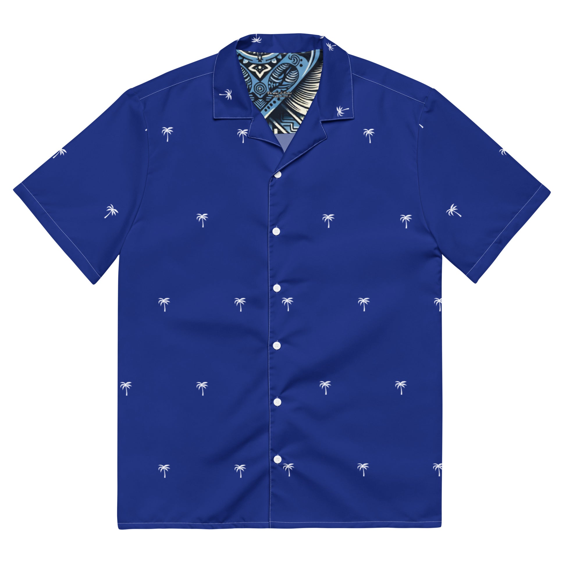 Nā Loulu Pohihihi button up shirt Button Up Polo Pa'akai & Kukui