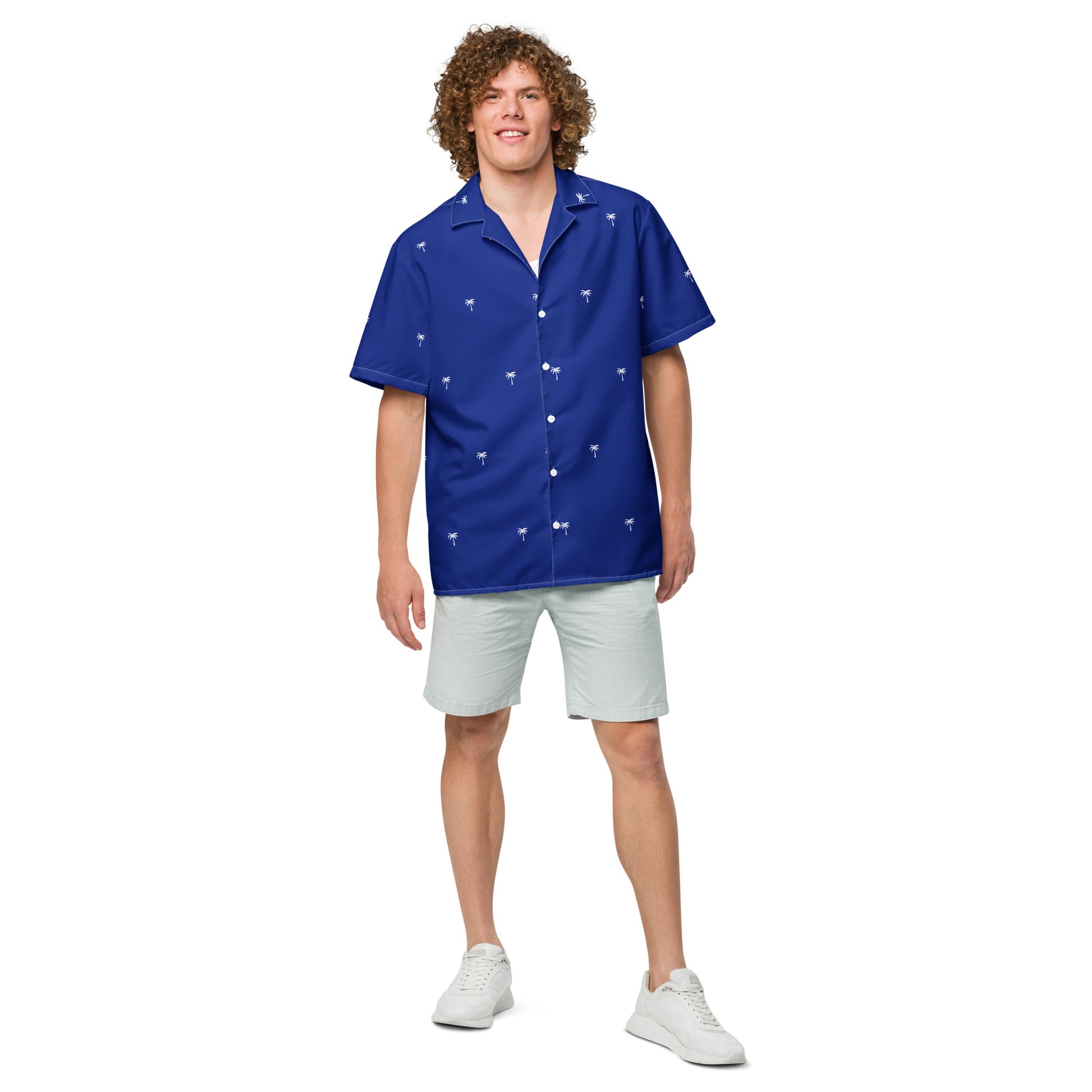 Nā Loulu Pohihihi button up shirt Button Up Polo Pa'akai & Kukui