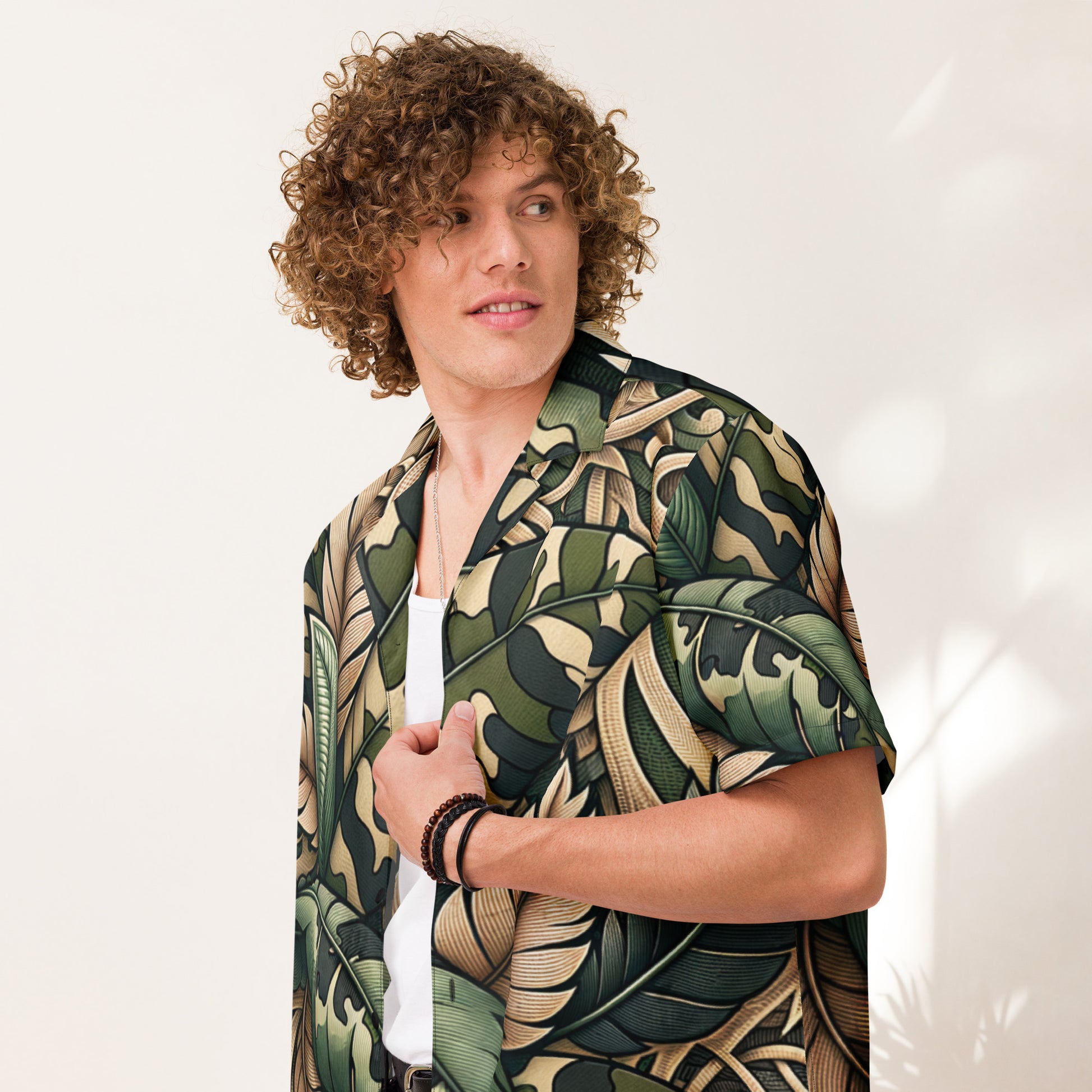 Palai Koa Button Up Shirt Button Up Polo Pa'akai & Kukui