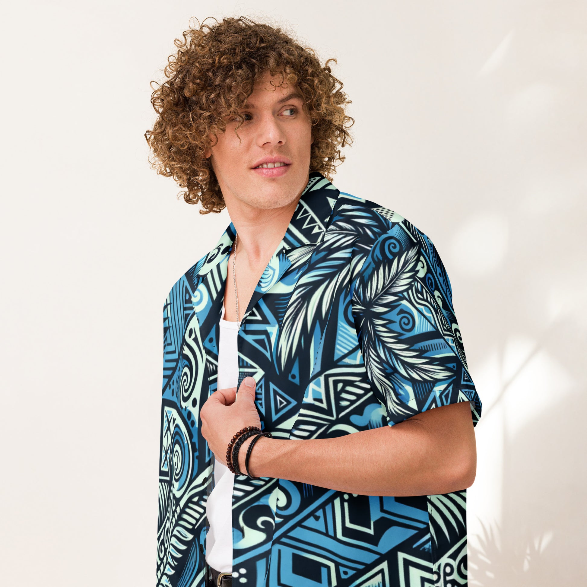 Pale Koa Button Up Shirt Button Up Polo Pa'akai & Kukui