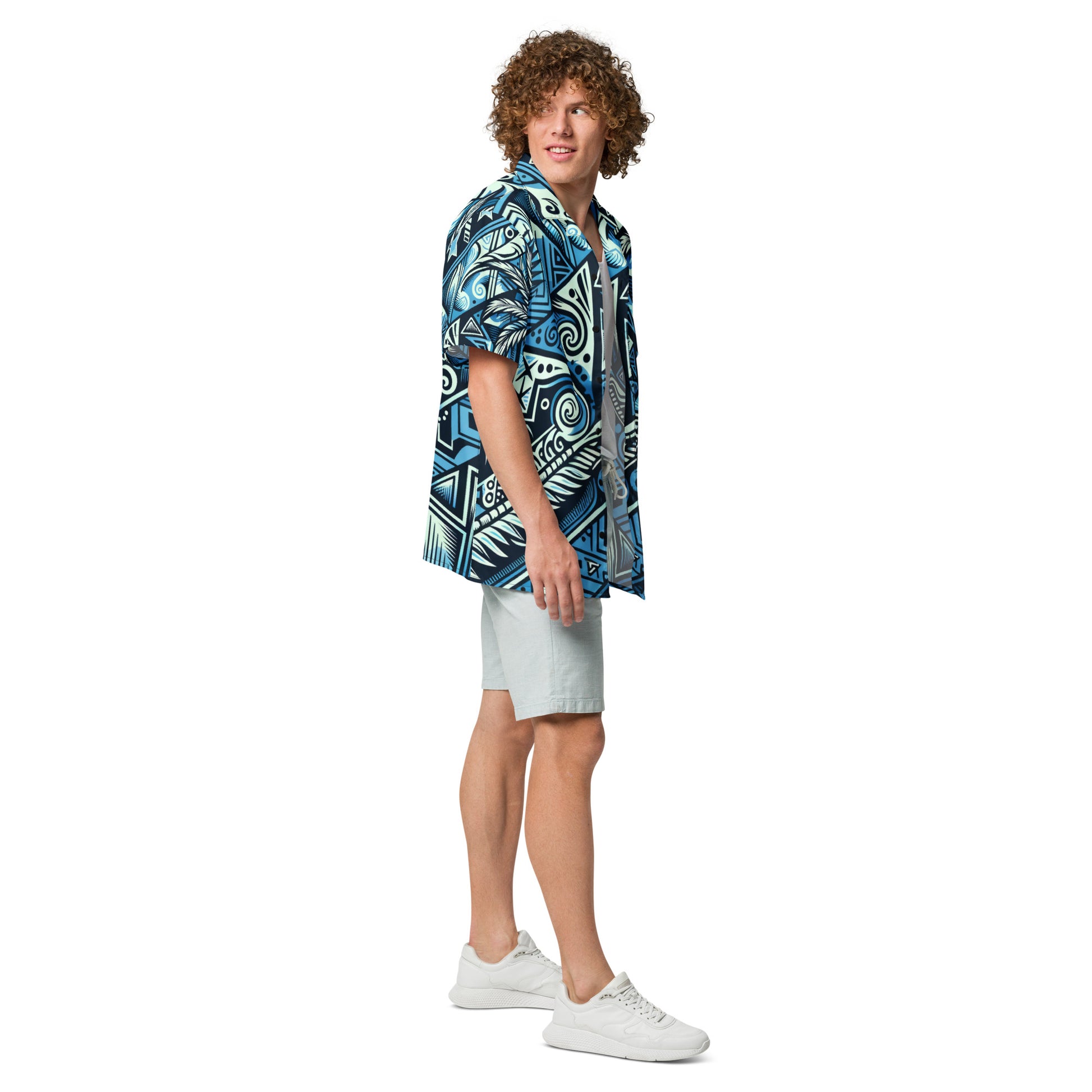Pale Koa Button Up Shirt Button Up Polo Pa'akai & Kukui