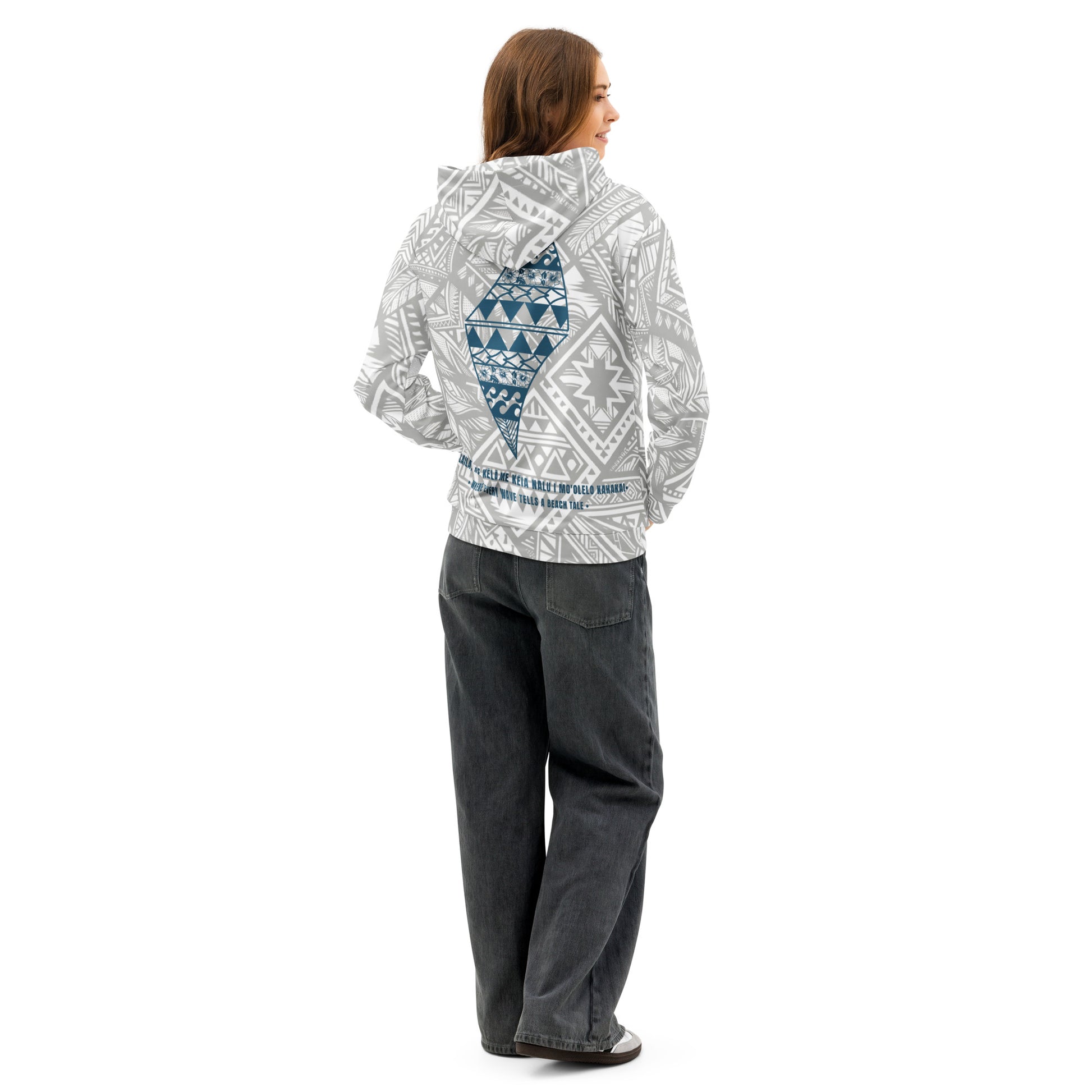 Tribal Shaka Unisex cotton hoodie Pullover Hoodie Pa'akai & Kukui