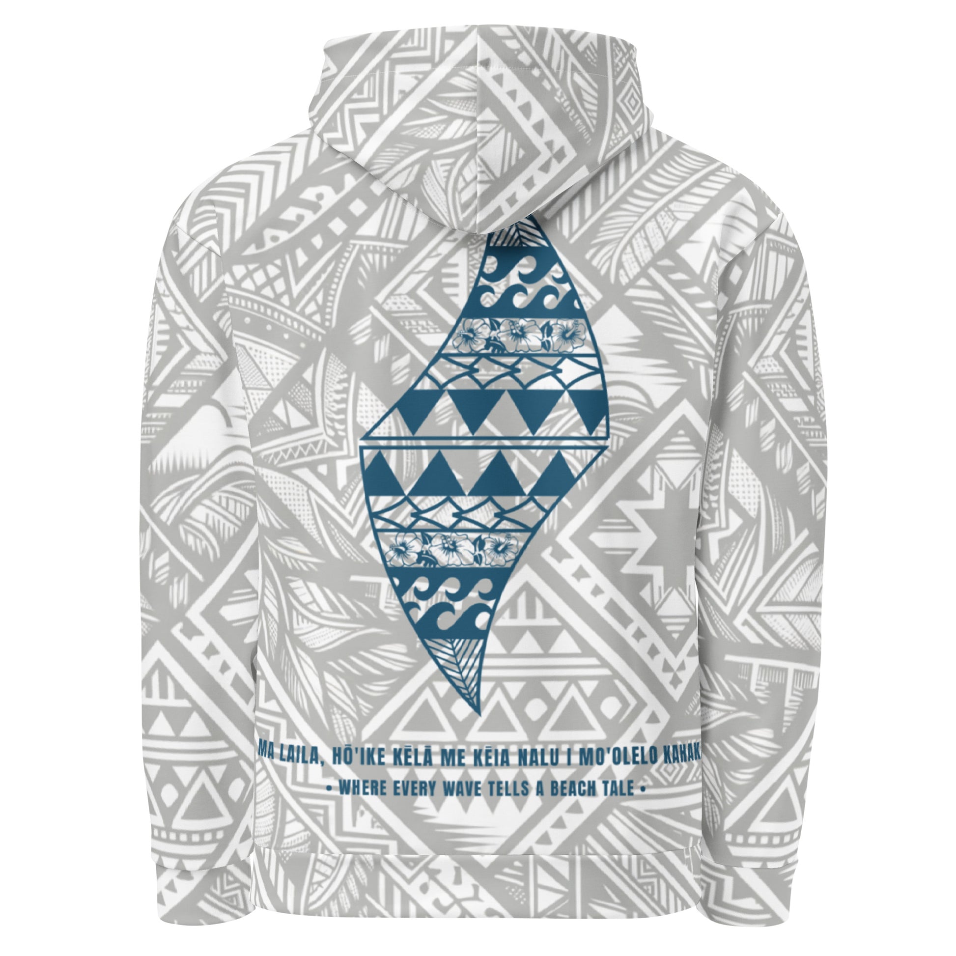Tribal Shaka Unisex cotton hoodie Pullover Hoodie Pa'akai & Kukui