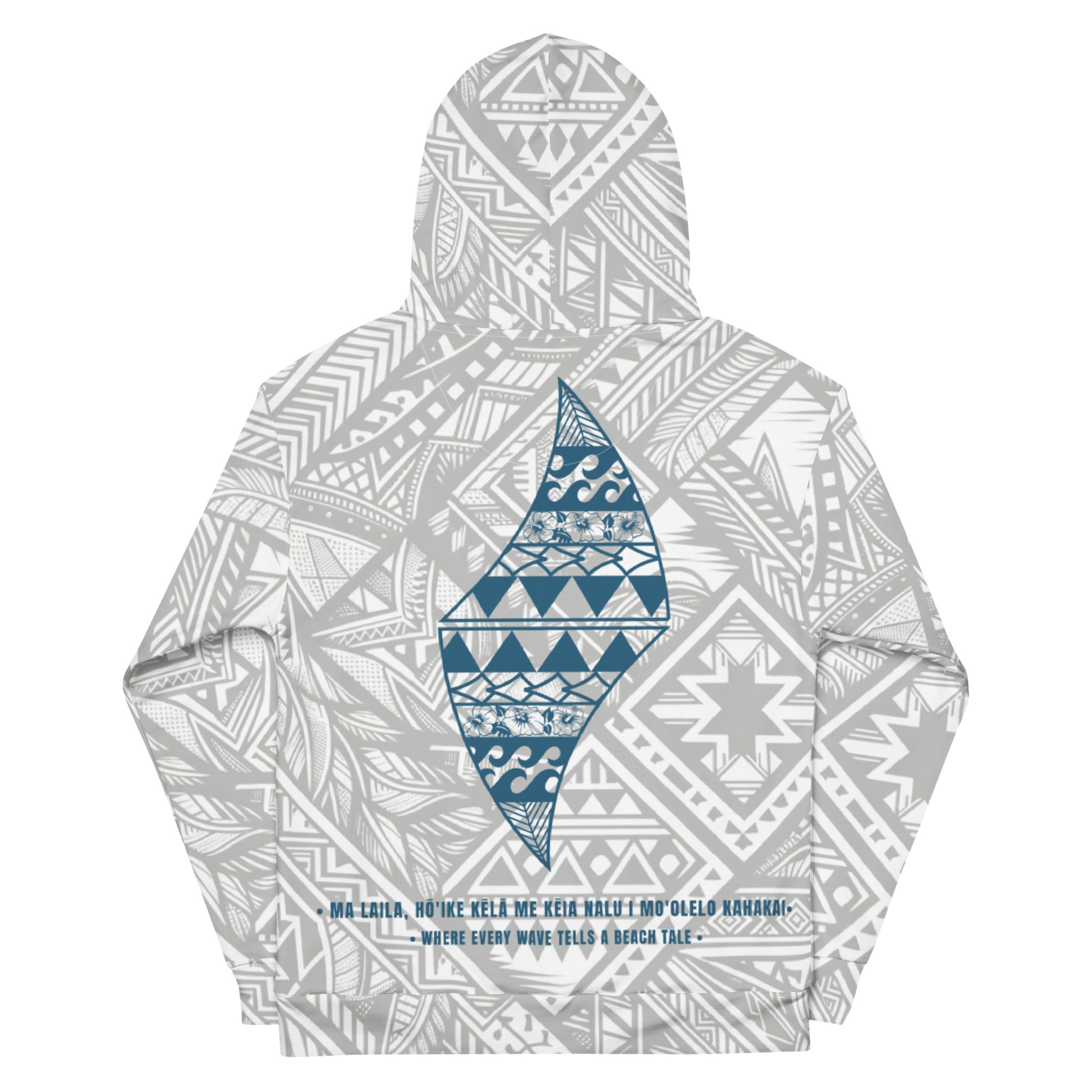 Tribal Shaka Unisex cotton hoodie Pullover Hoodie Pa'akai & Kukui