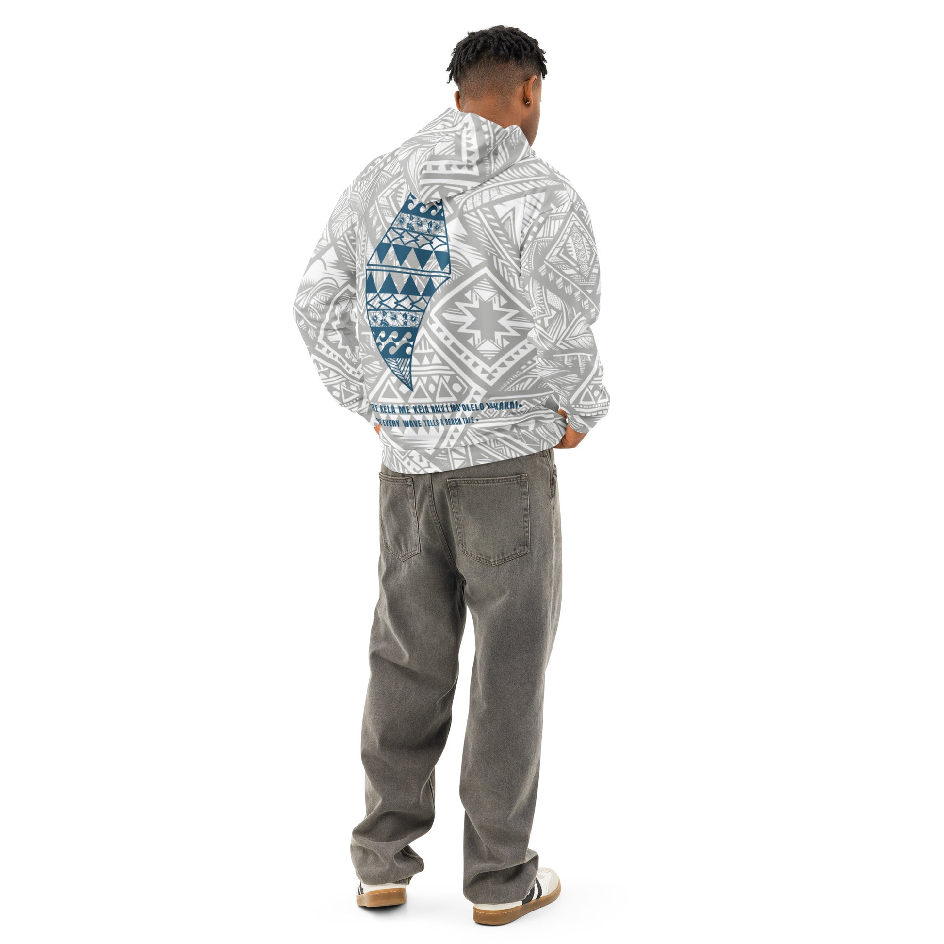 Tribal Shaka Unisex cotton hoodie Pullover Hoodie Pa'akai & Kukui
