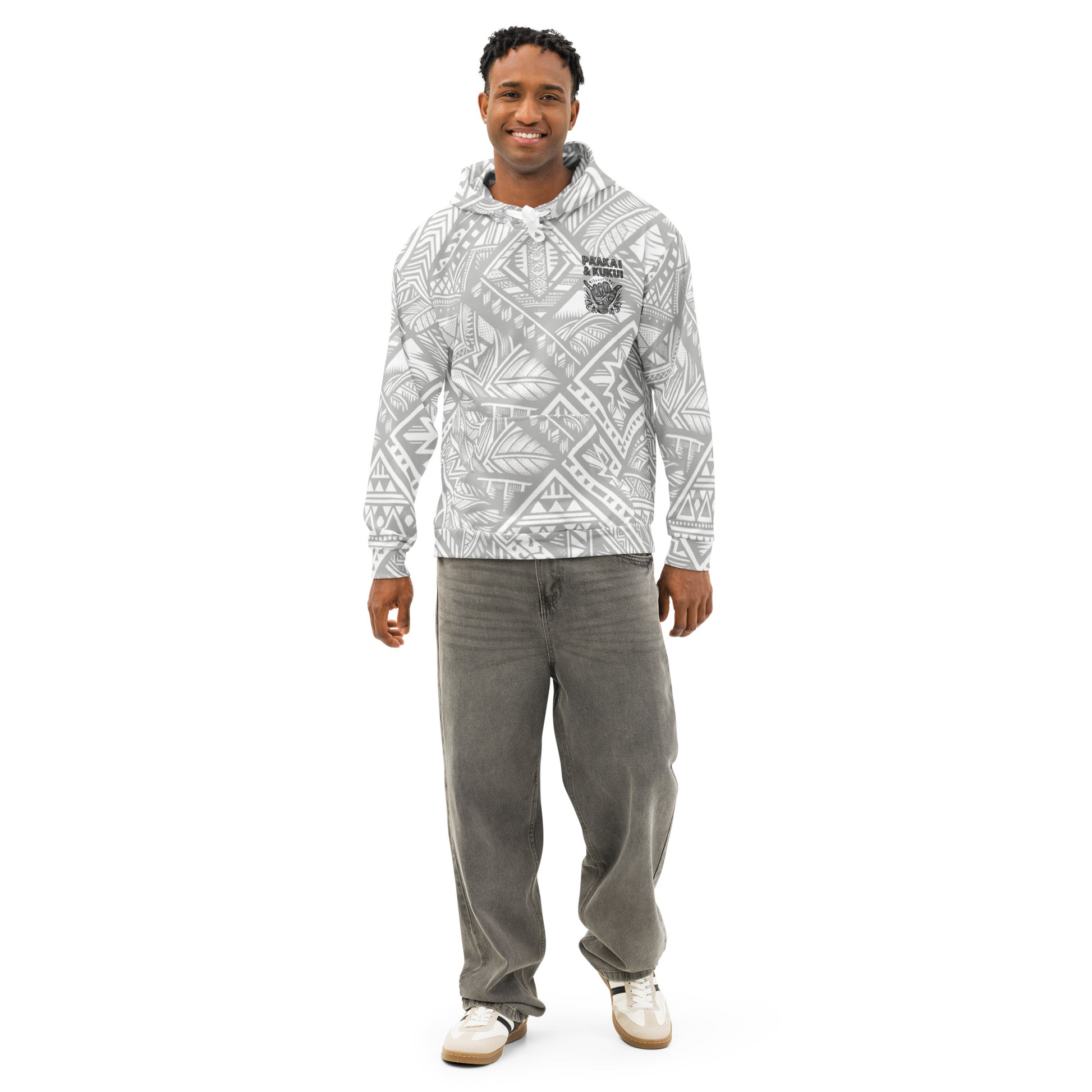 Tribal Shaka Unisex cotton hoodie Pullover Hoodie Pa'akai & Kukui