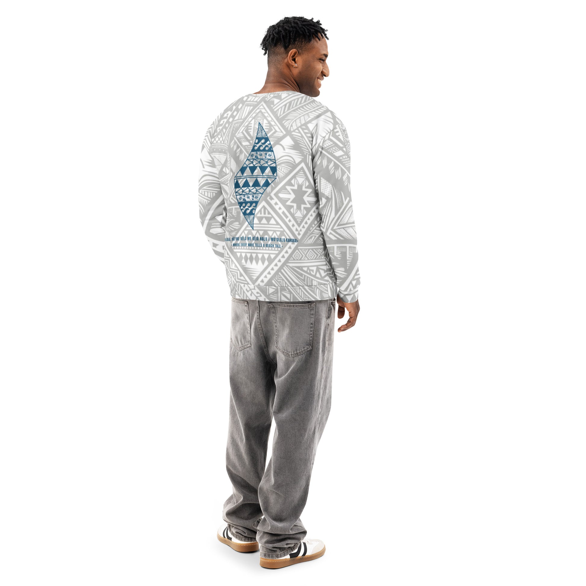 Tribal Shaka Unisex cotton sweatshirt Sweatshirt Pa'akai & Kukui