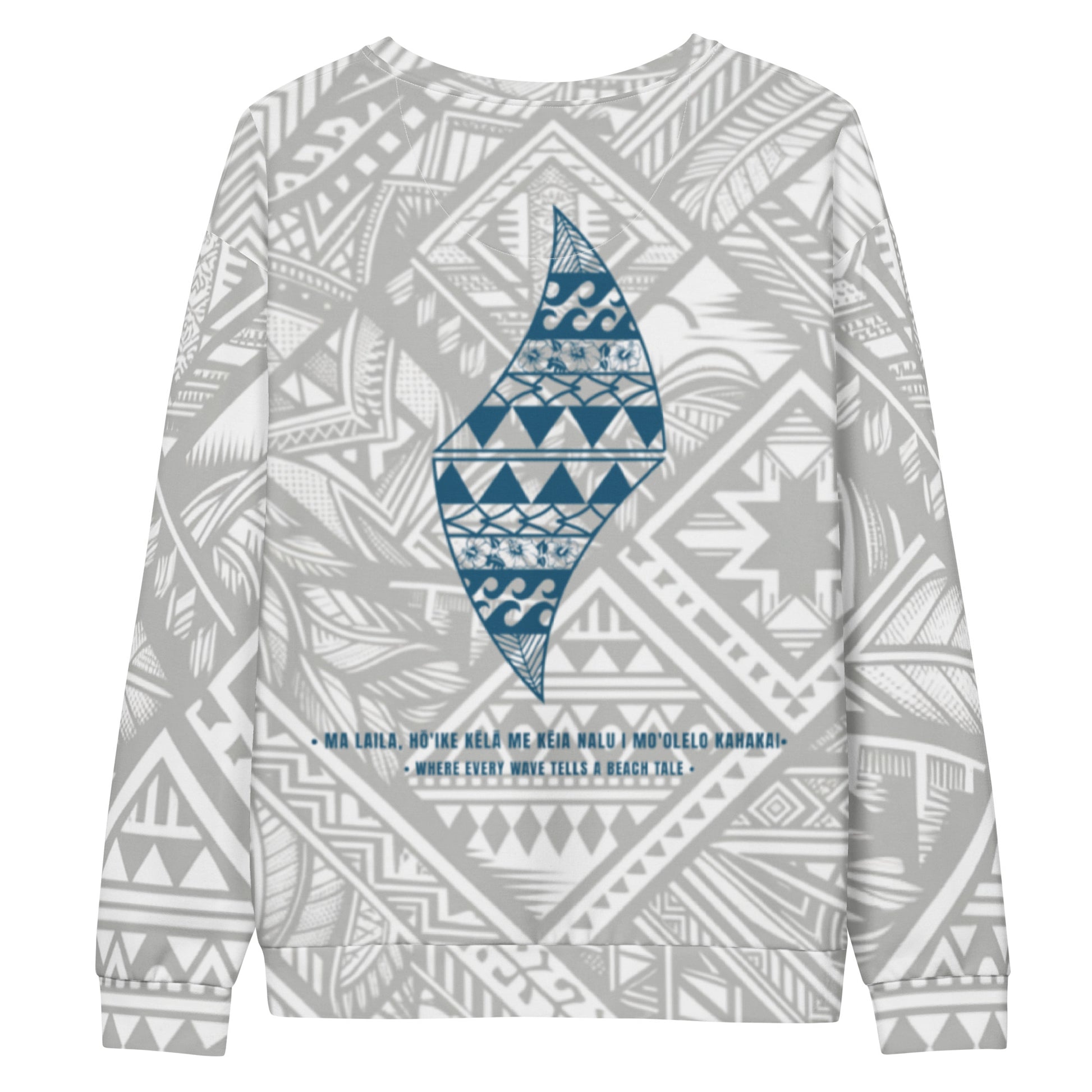 Tribal Shaka Unisex cotton sweatshirt Sweatshirt Pa'akai & Kukui