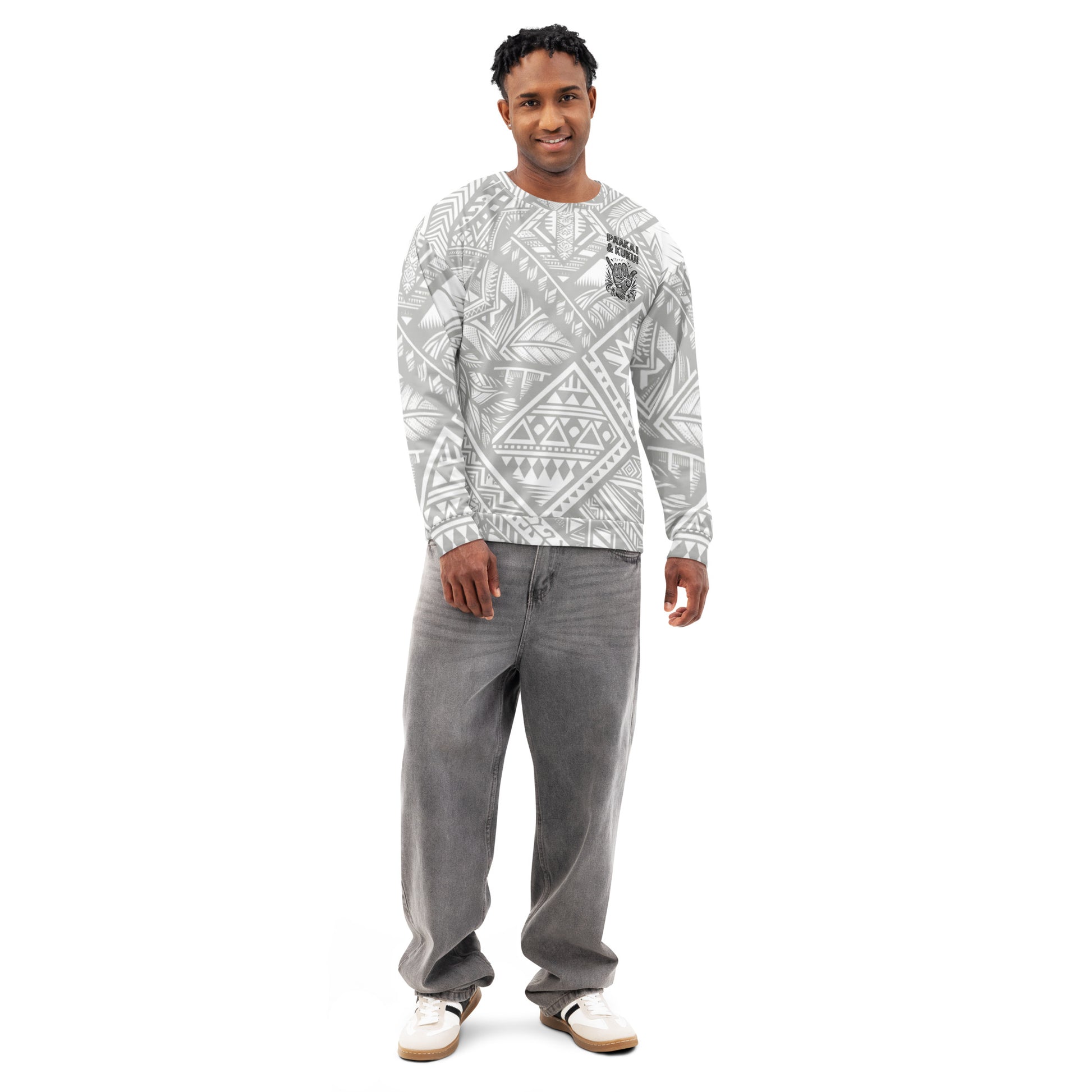 Tribal Shaka Unisex cotton sweatshirt Sweatshirt Pa'akai & Kukui