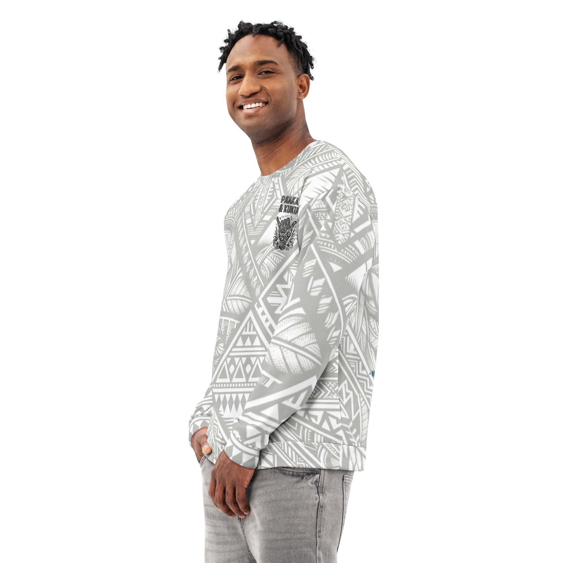 Tribal Shaka Unisex cotton sweatshirt Sweatshirt Pa'akai & Kukui