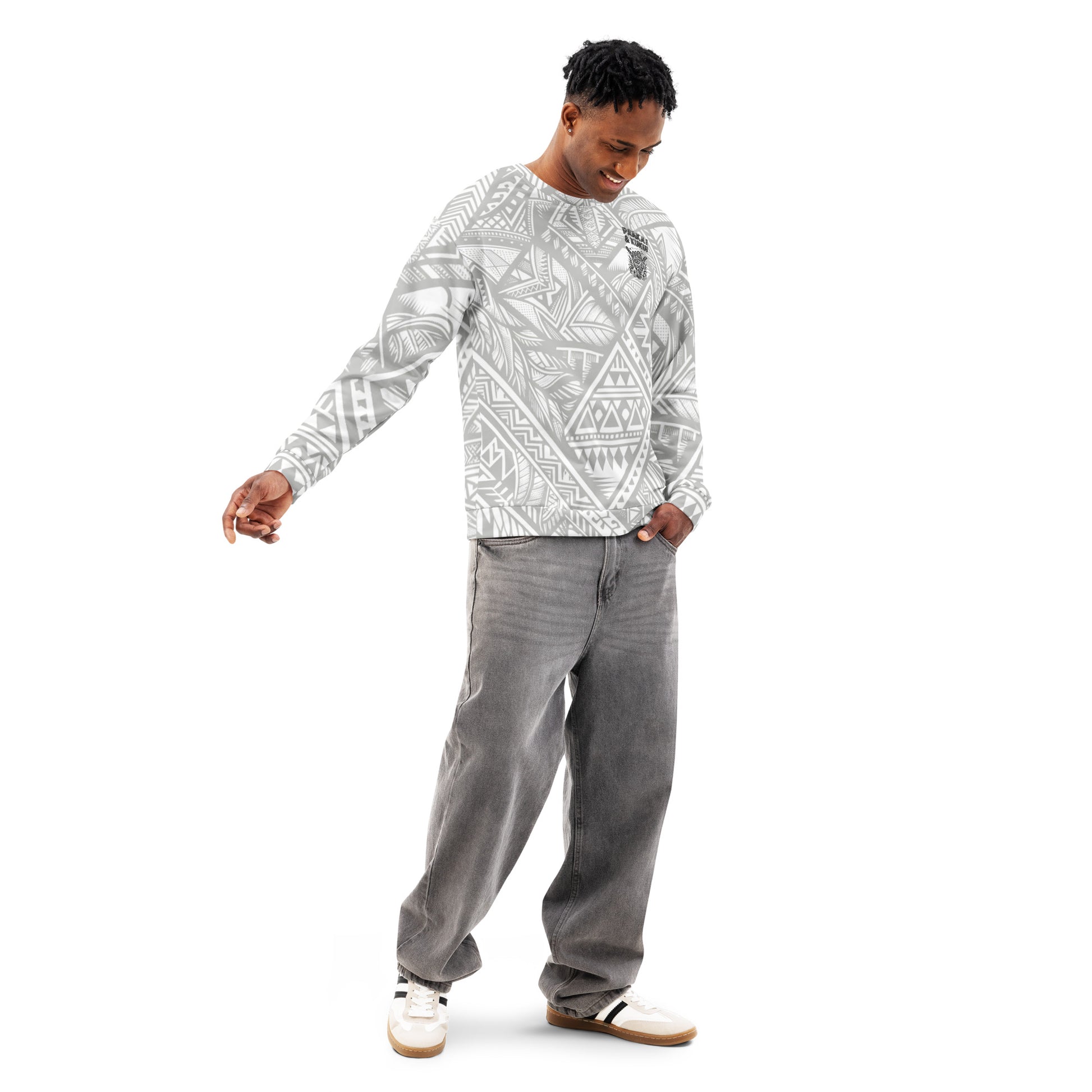 Tribal Shaka Unisex cotton sweatshirt Sweatshirt Pa'akai & Kukui