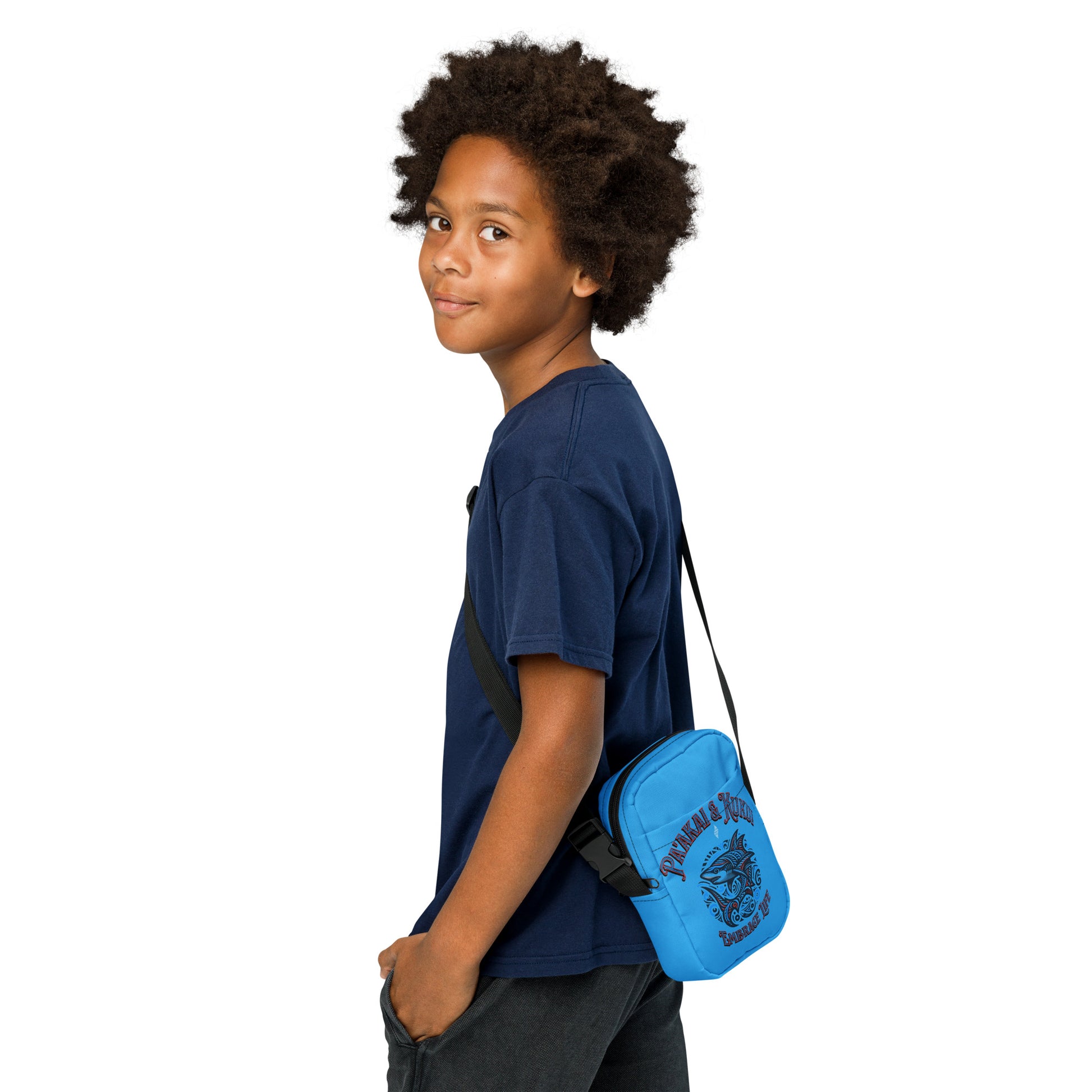 Tribal Shark Utility crossbody bag Crossbody Bag Pa'akai & Kukui