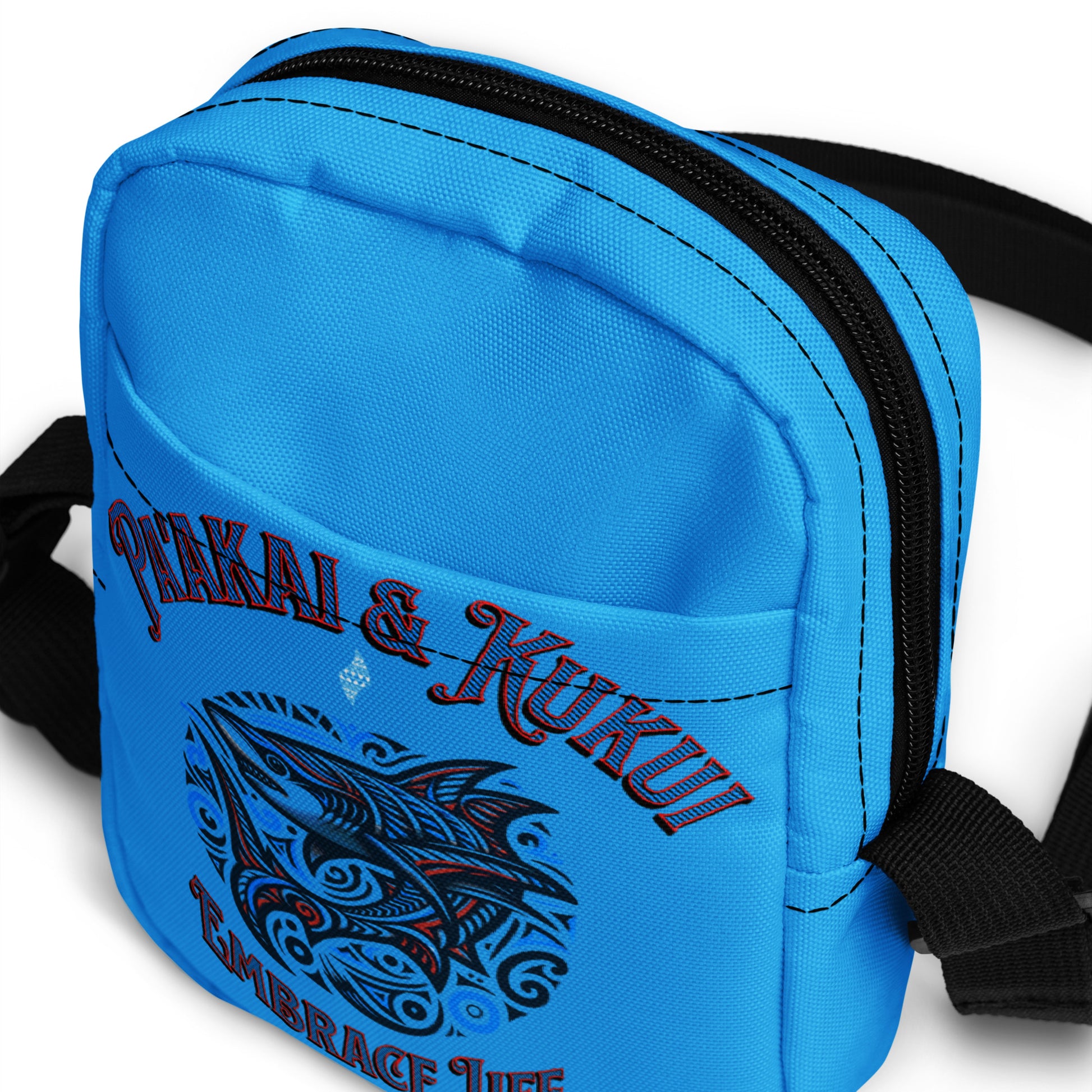 Tribal Shark Utility crossbody bag Crossbody Bag Pa'akai & Kukui