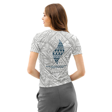 Tribal Shaka Women’s cotton crew neck t-shirt T-shirt Pa'akai & Kukui XS