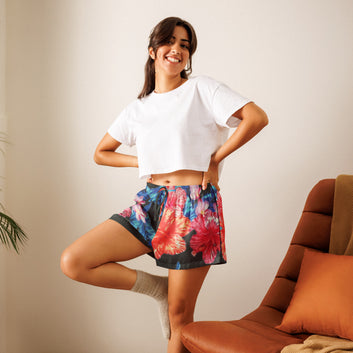 Ho'ōla (To Give Life, To Heal, To Revive) Women’s pajama shorts