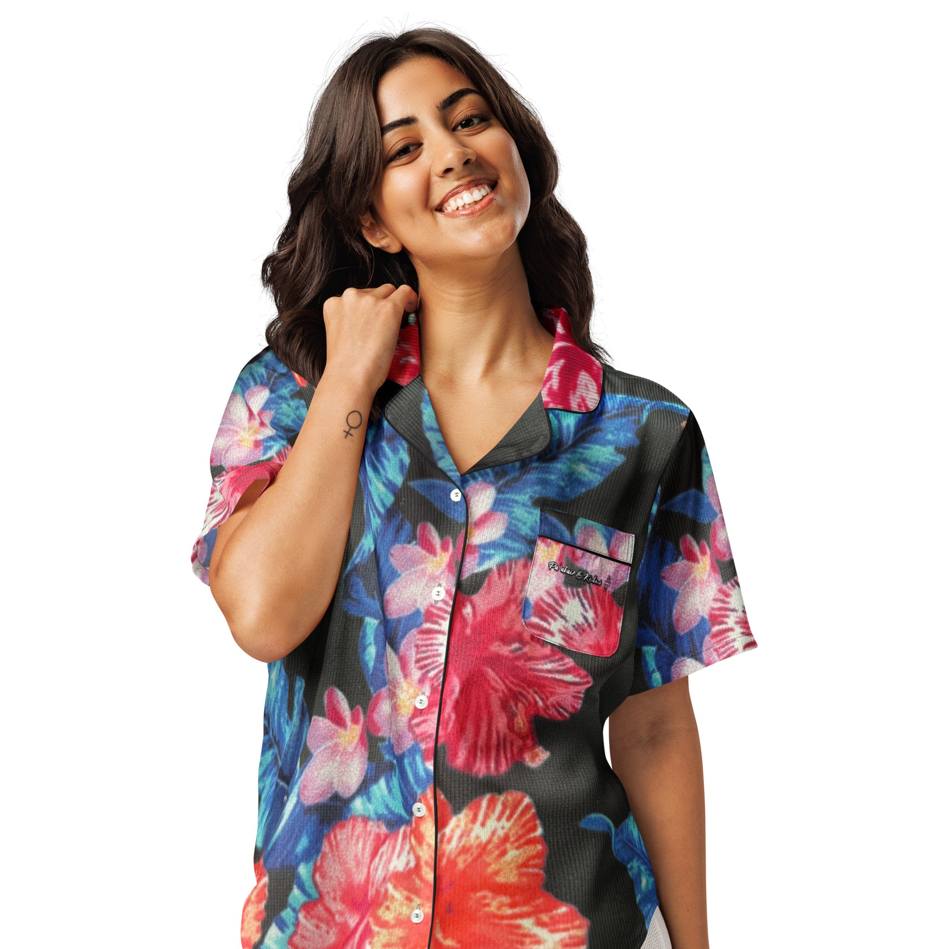 Ho'ōla (To Give Life, To Heal, To Revive) pajama top Women's Pajama Top Pa'akai & Kukui