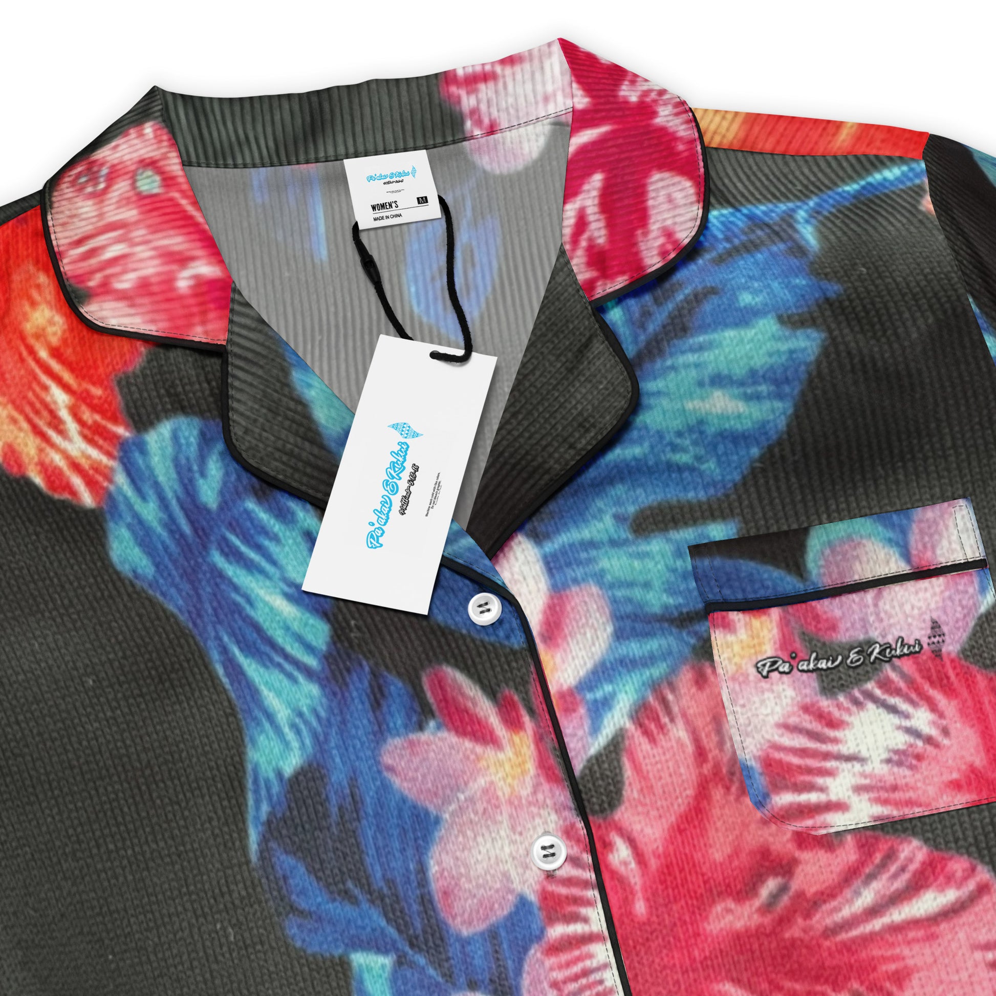 Ho'ōla (To Give Life, To Heal, To Revive) pajama top Women's Pajama Top Pa'akai & Kukui
